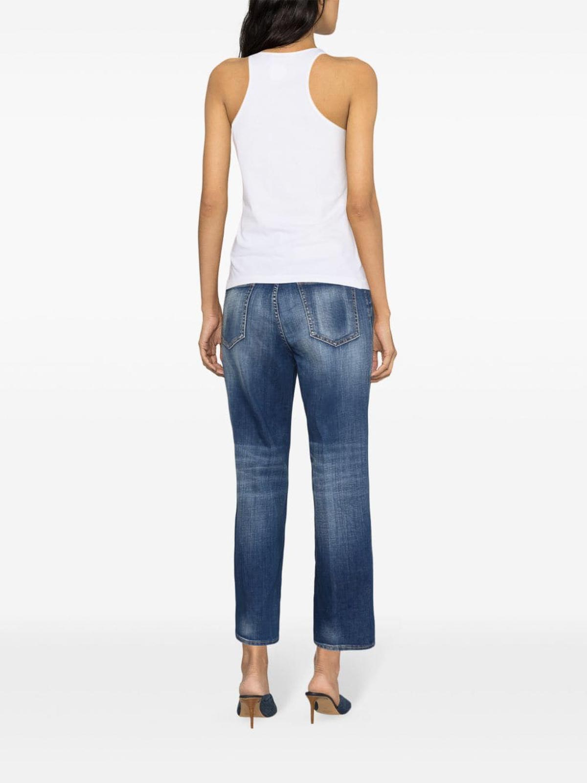 Logo-print cotton tank top S75NL0041S24668100 (Dsquared2 / タンクトップ・キャミソール ) | Dsquared2 (ディースクエアード)(2)