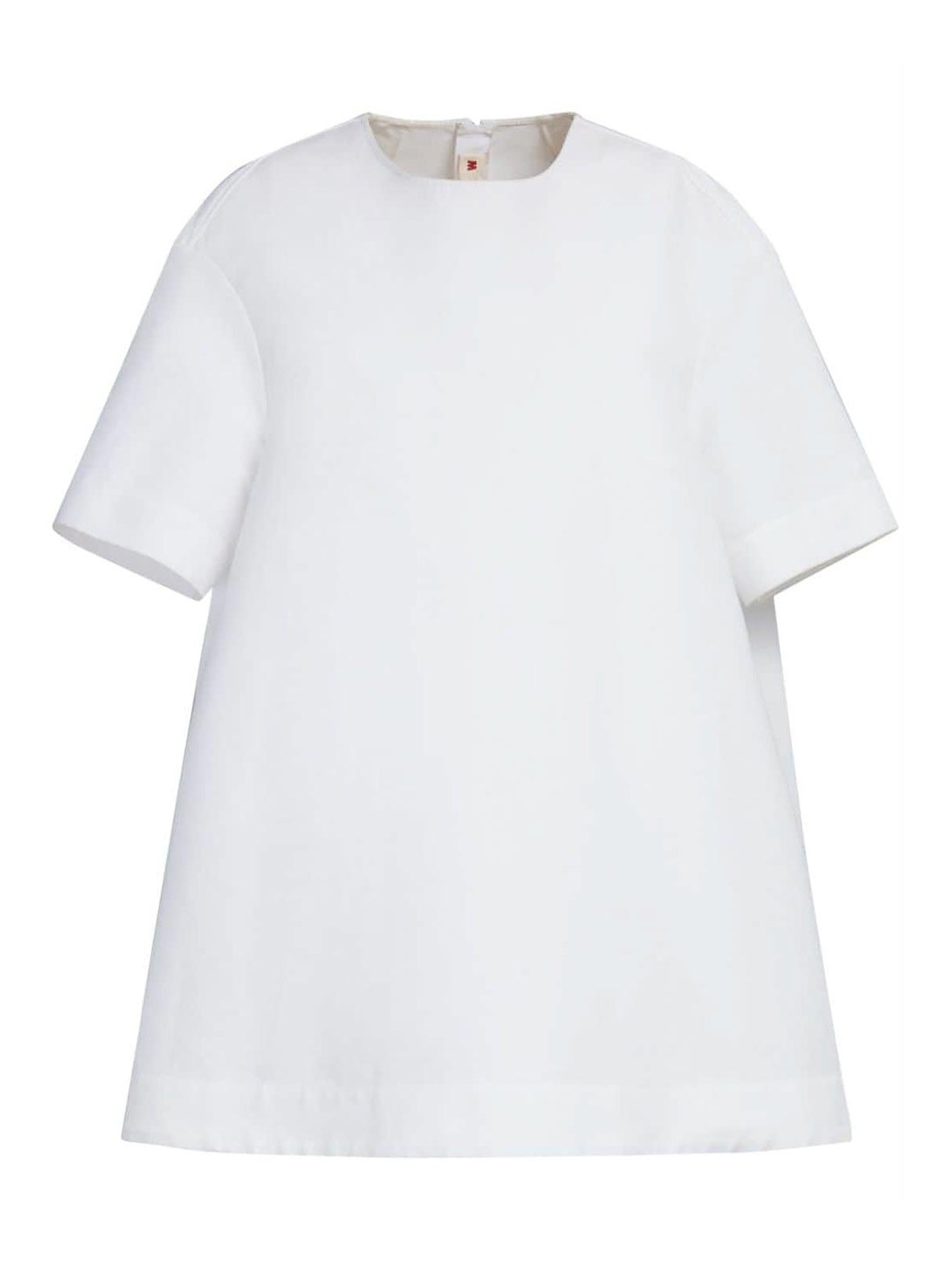 Short-sleeve cotton mini dress ABMA1171A0TCX2800W01 (Marni / ワンピース・ドレス・オールインワン ) | Marni (マルニ)