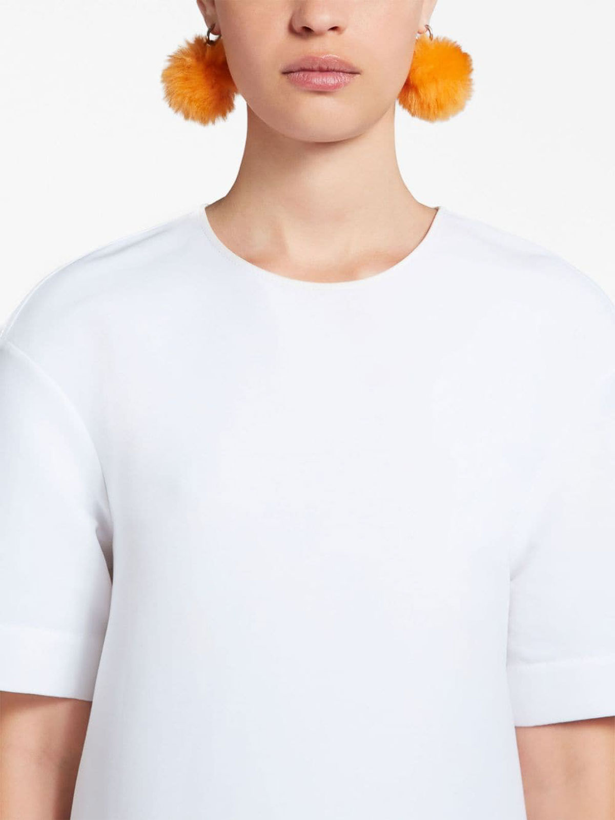 Short-sleeve cotton mini dress ABMA1171A0TCX2800W01 (Marni / ワンピース・ドレス・オールインワン ) | Marni (マルニ)(4)