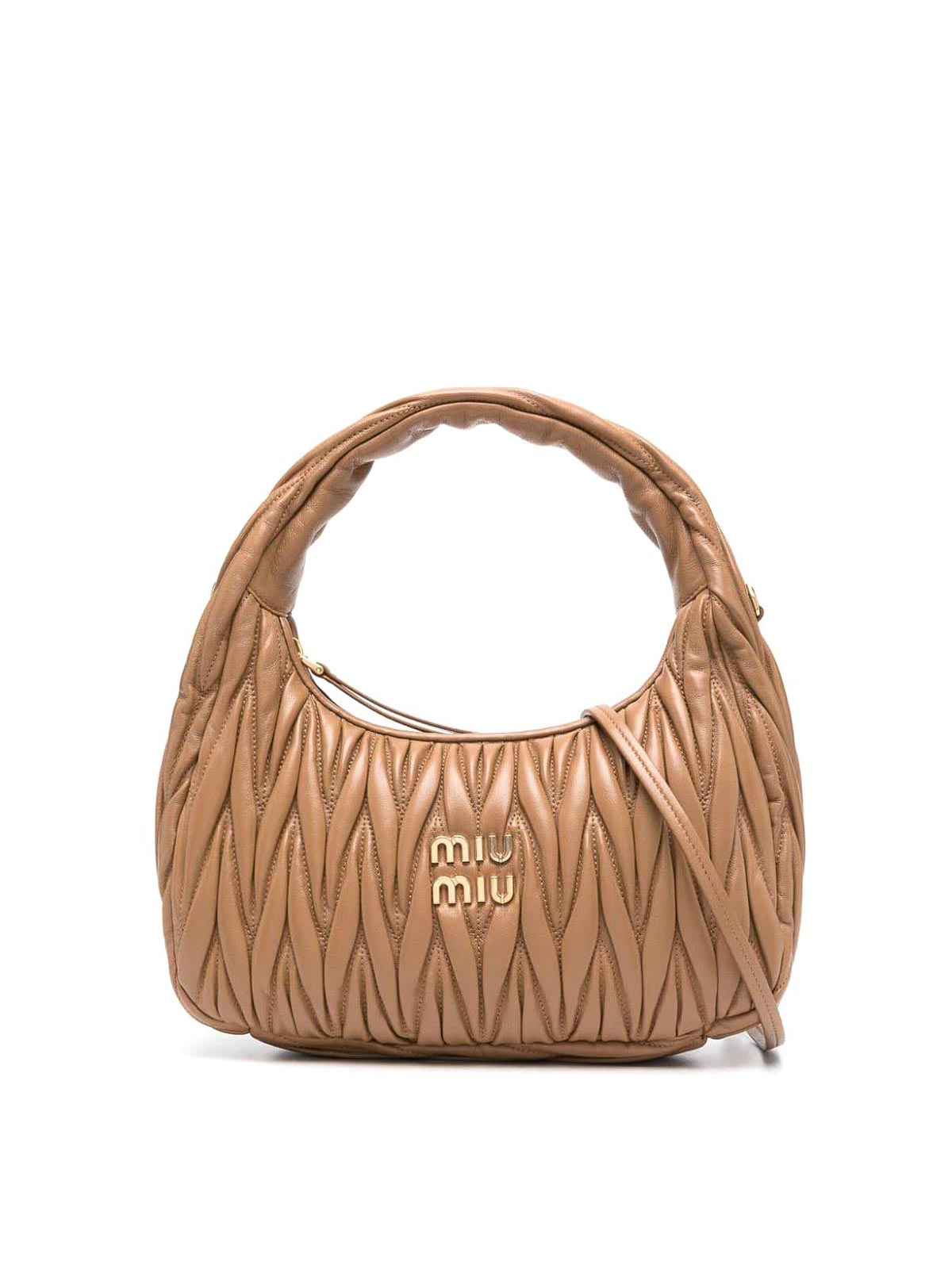 Miu miu wander matelass shoulder bag 5BC153VOOON88F098L (MIU MIU / ハンドバッグ・ショルダーバッグ ) | MIU MIU (ミュウミュウ)