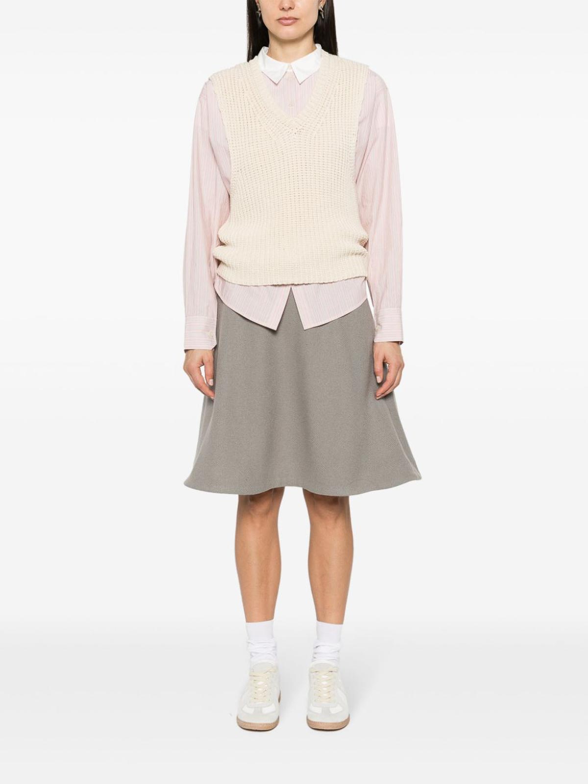 Knitted midi skirt FSK215WV0016281 (AMI Paris / スカート ) | AMI Paris (アミパリス)(1)