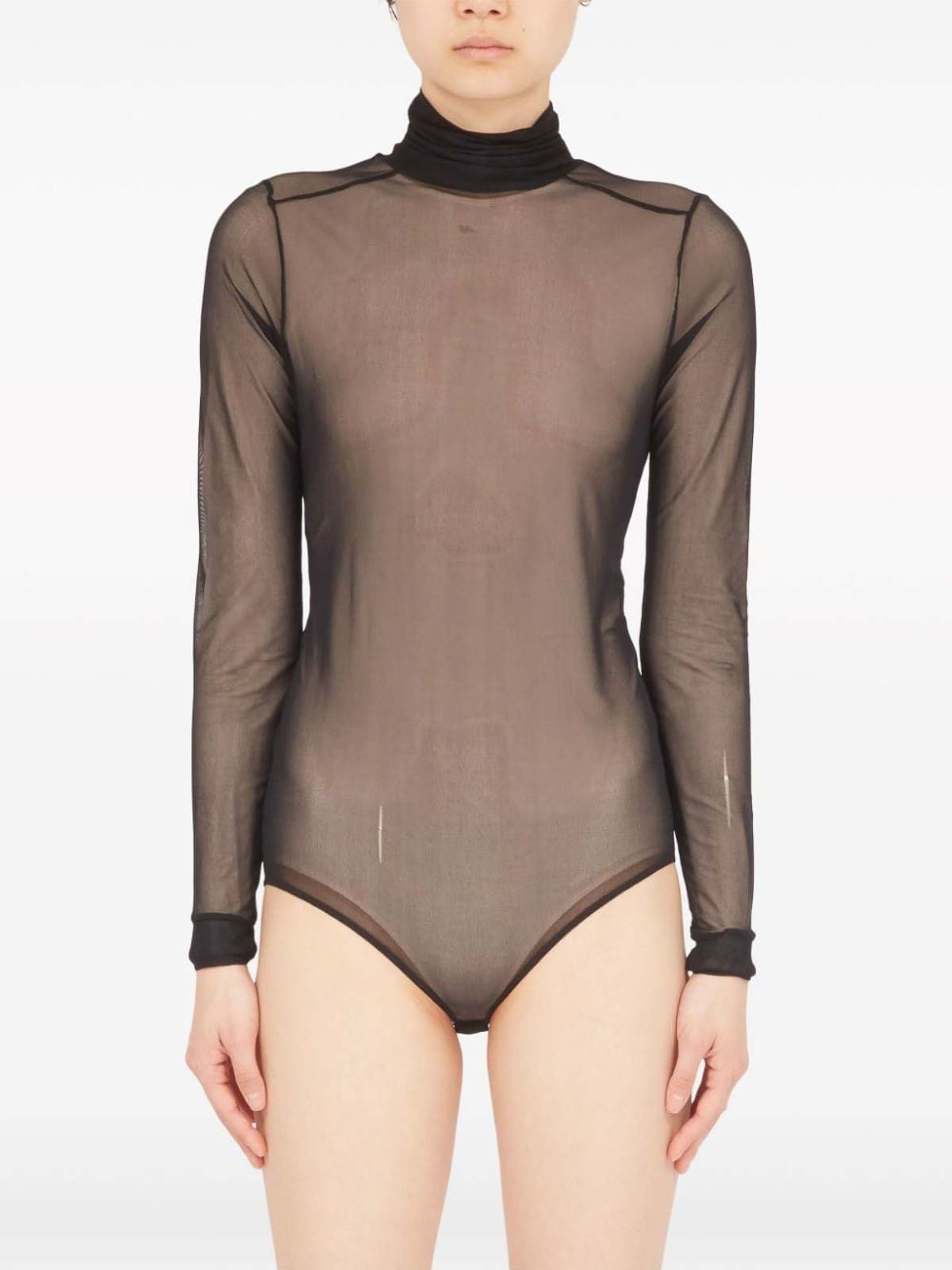 Four-stitch sheer bodysuit S51NA0098S24639900 (Maison Margiela / ボディスーツ ) | Maison Margiela (メゾン マルジェラ)(1)