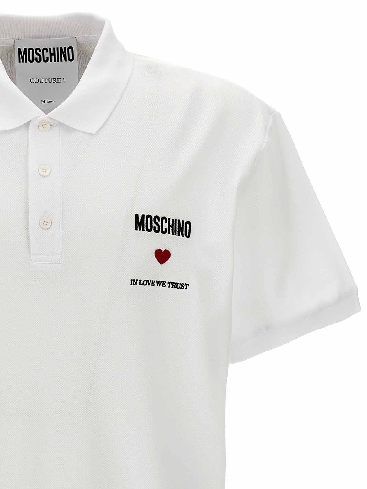 In Love We Trust Polo Shirt 160202421001 (MOSCHINO / ポロシャツ ) | MOSCHINO (モスキーノ)(2)