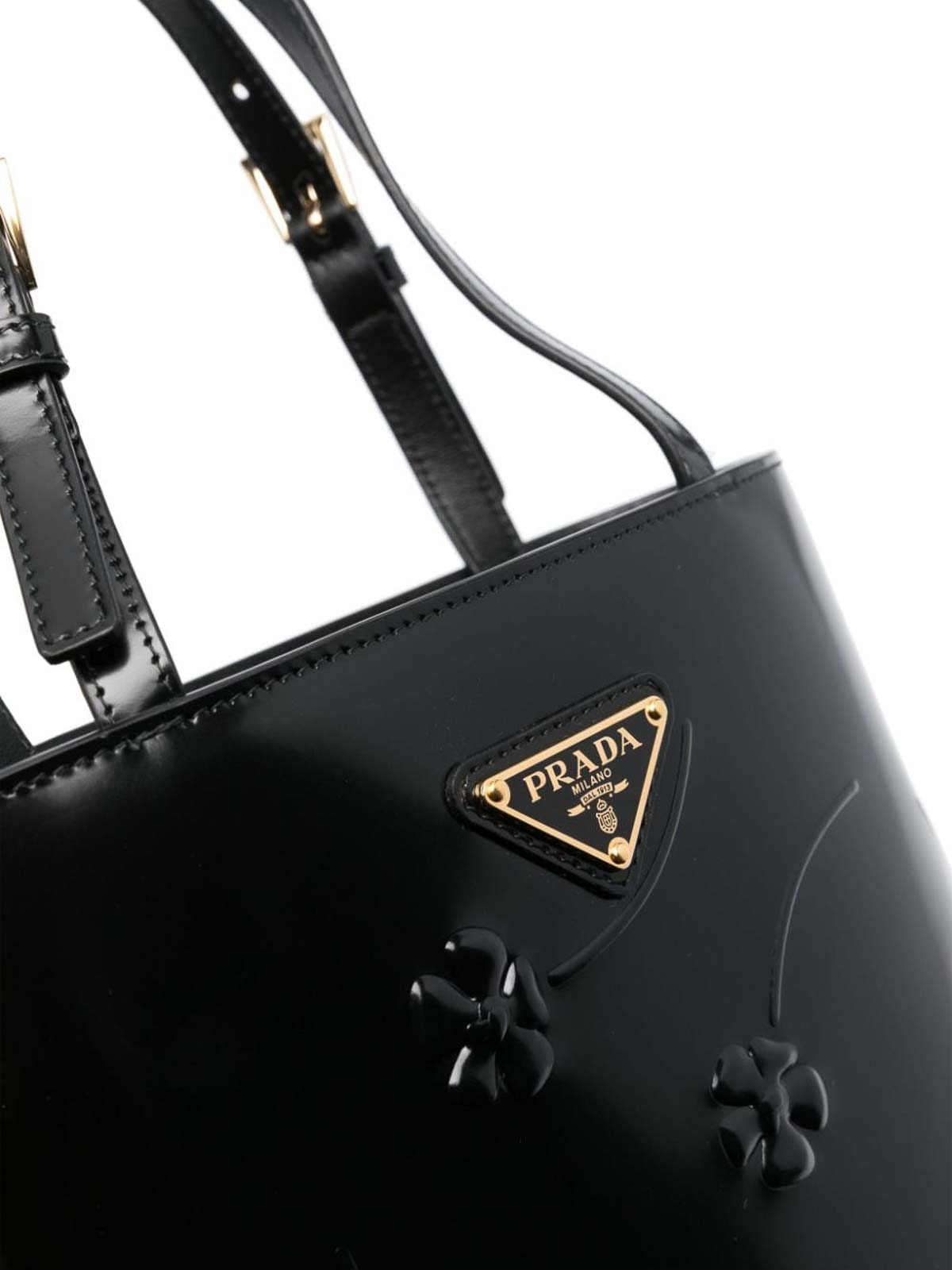floral-embossed leather tote bag 1BA401VOOFZO6F0002 (Prada / トートバッグ ) | Prada (プラダ)(4)