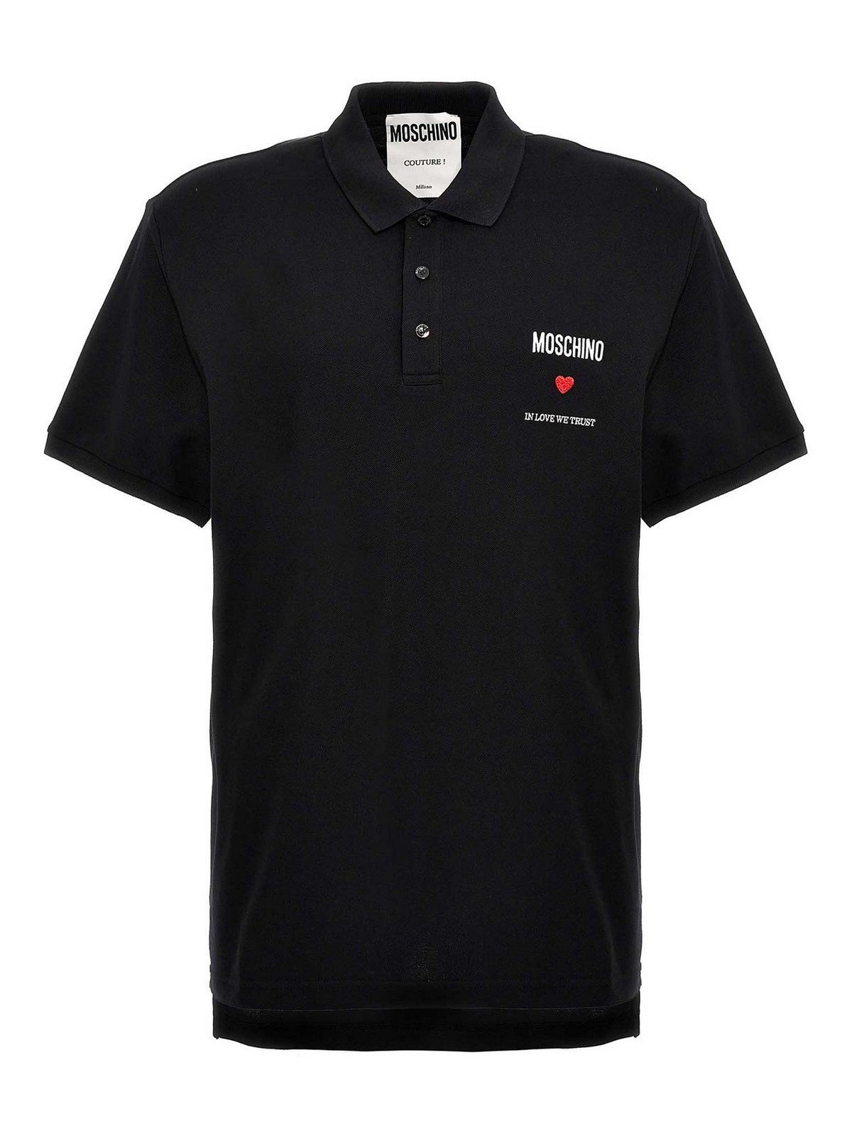 In Love We Trust Polo Shirt 160202421555 (MOSCHINO / ポロシャツ ) | MOSCHINO (モスキーノ)