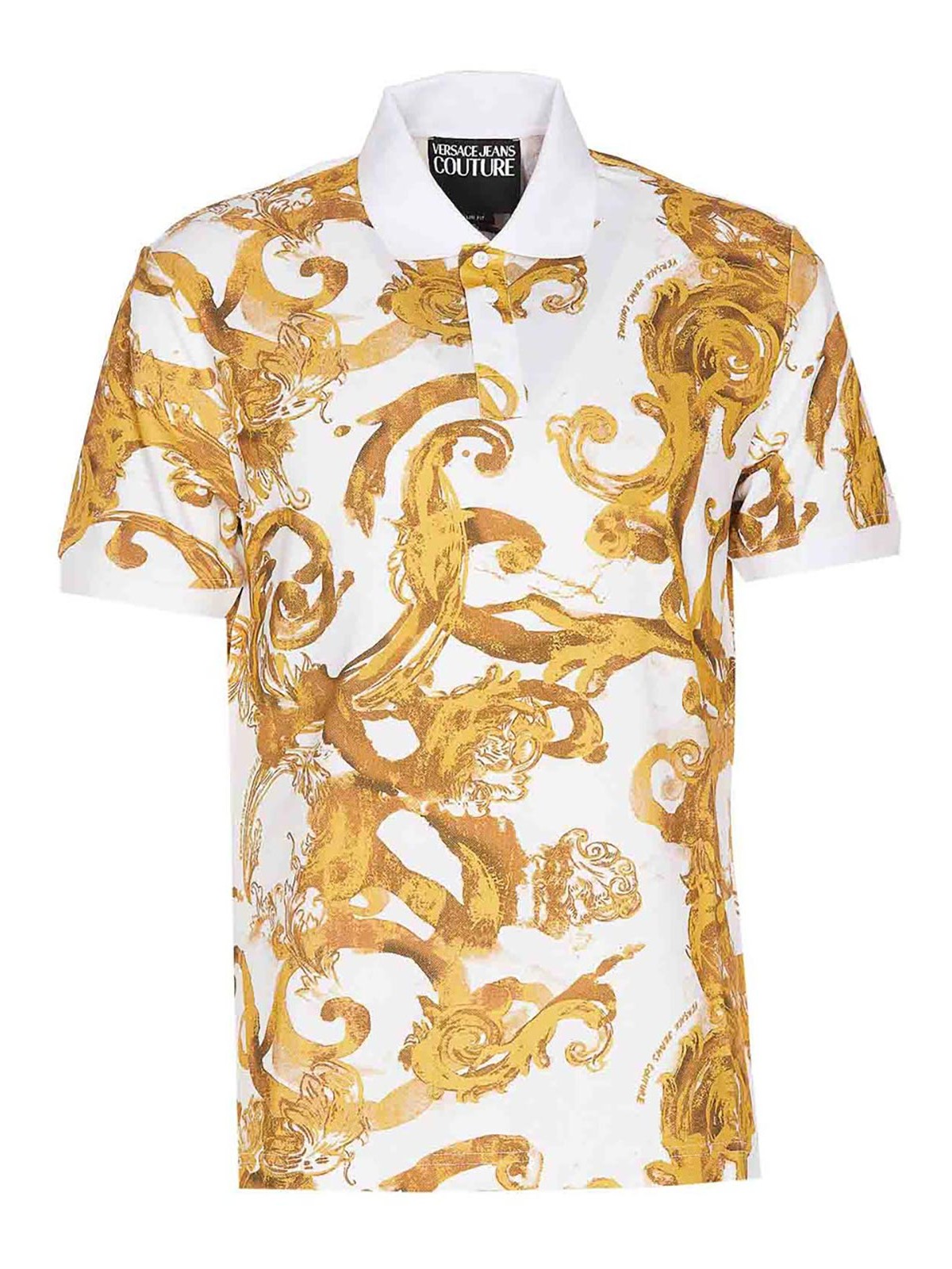 Watercolour couture polo 76GAG6S0JS286G03 (VERSACE JEANS COUTURE / ポロシャツ ) | VERSACE JEANS COUTURE (ヴェルサーチェ ジーンズ クチュール)
