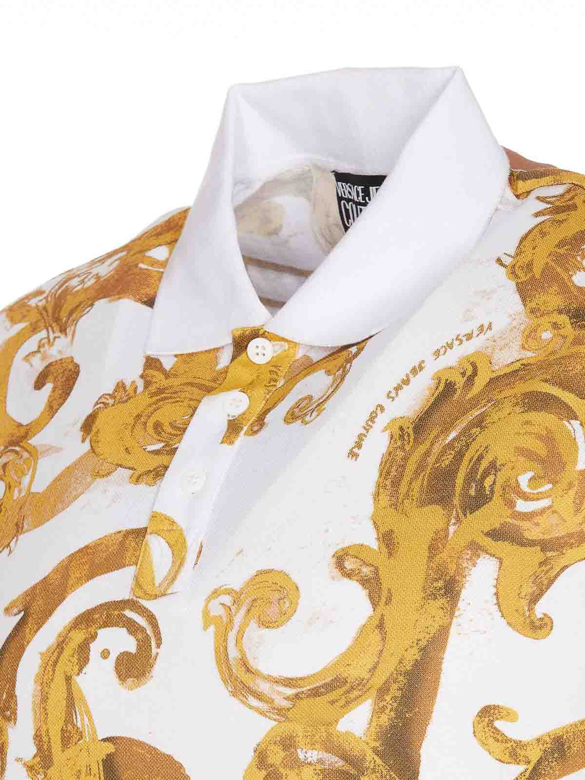 Watercolour couture polo 76GAG6S0JS286G03 (VERSACE JEANS COUTURE / ポロシャツ ) | VERSACE JEANS COUTURE (ヴェルサーチェ ジーンズ クチュール)(2)