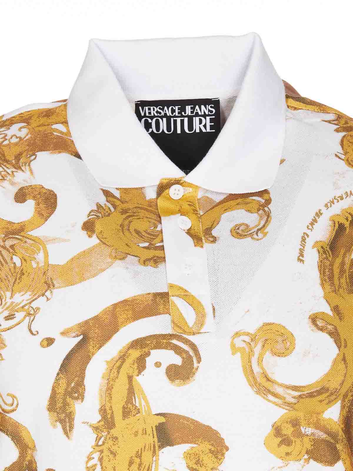 Watercolour couture polo 76GAG6S0JS286G03 (VERSACE JEANS COUTURE / ポロシャツ ) | VERSACE JEANS COUTURE (ヴェルサーチェ ジーンズ クチュール)(3)