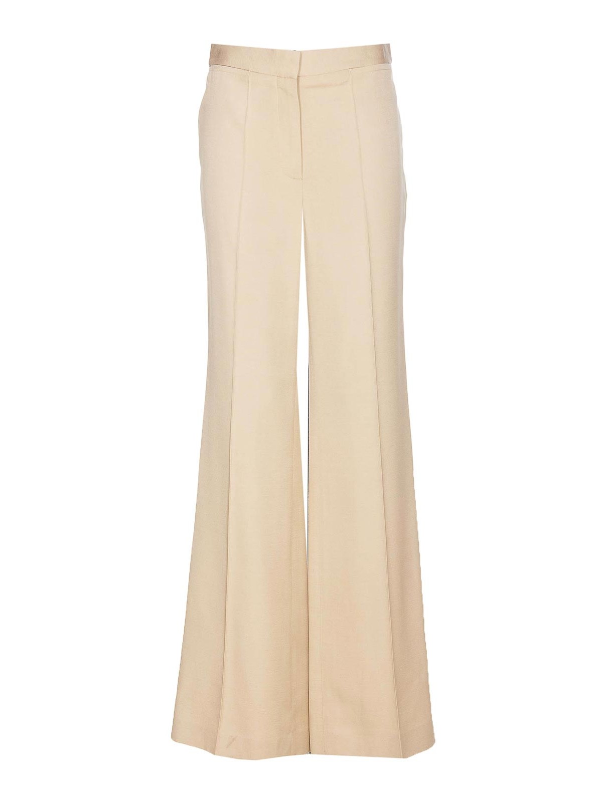 Beige pants zip and hooks wide model 6400933DU7012600 (Stella McCartney / パンツ ) | Stella McCartney (ステラ マッカートニー)