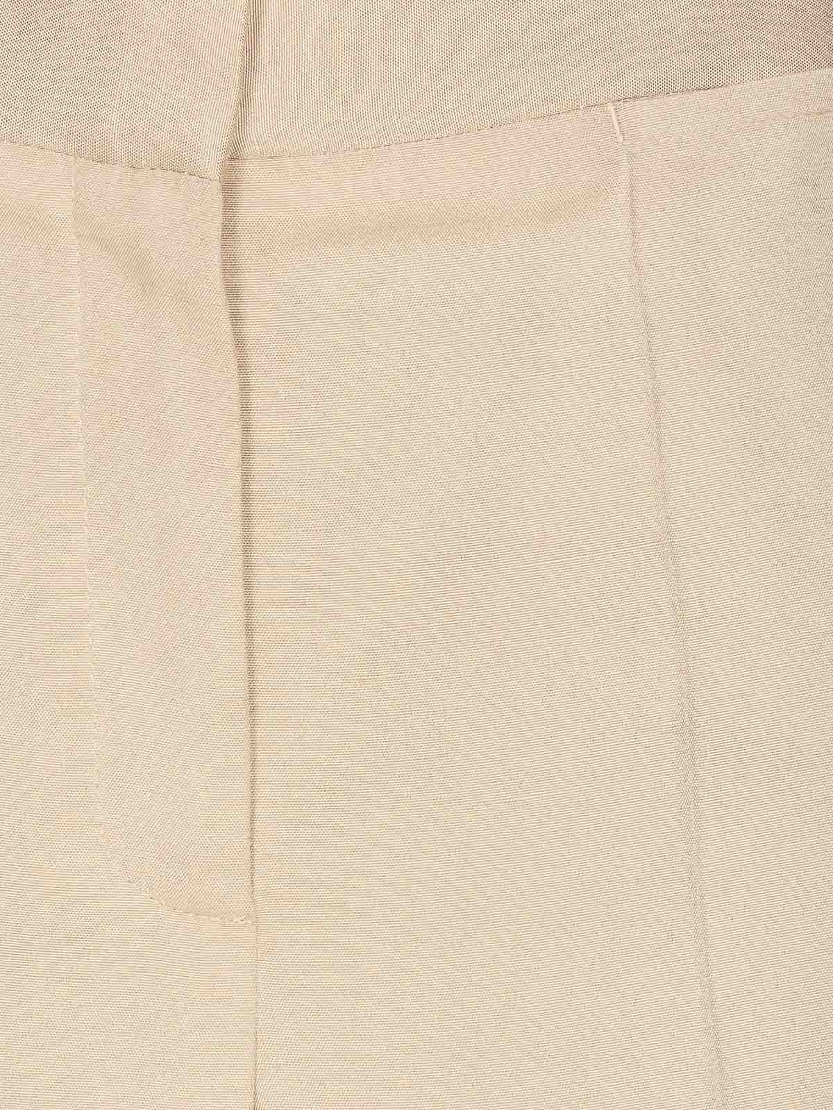 Beige pants zip and hooks wide model 6400933DU7012600 (Stella McCartney / パンツ ) | Stella McCartney (ステラ マッカートニー)(3)