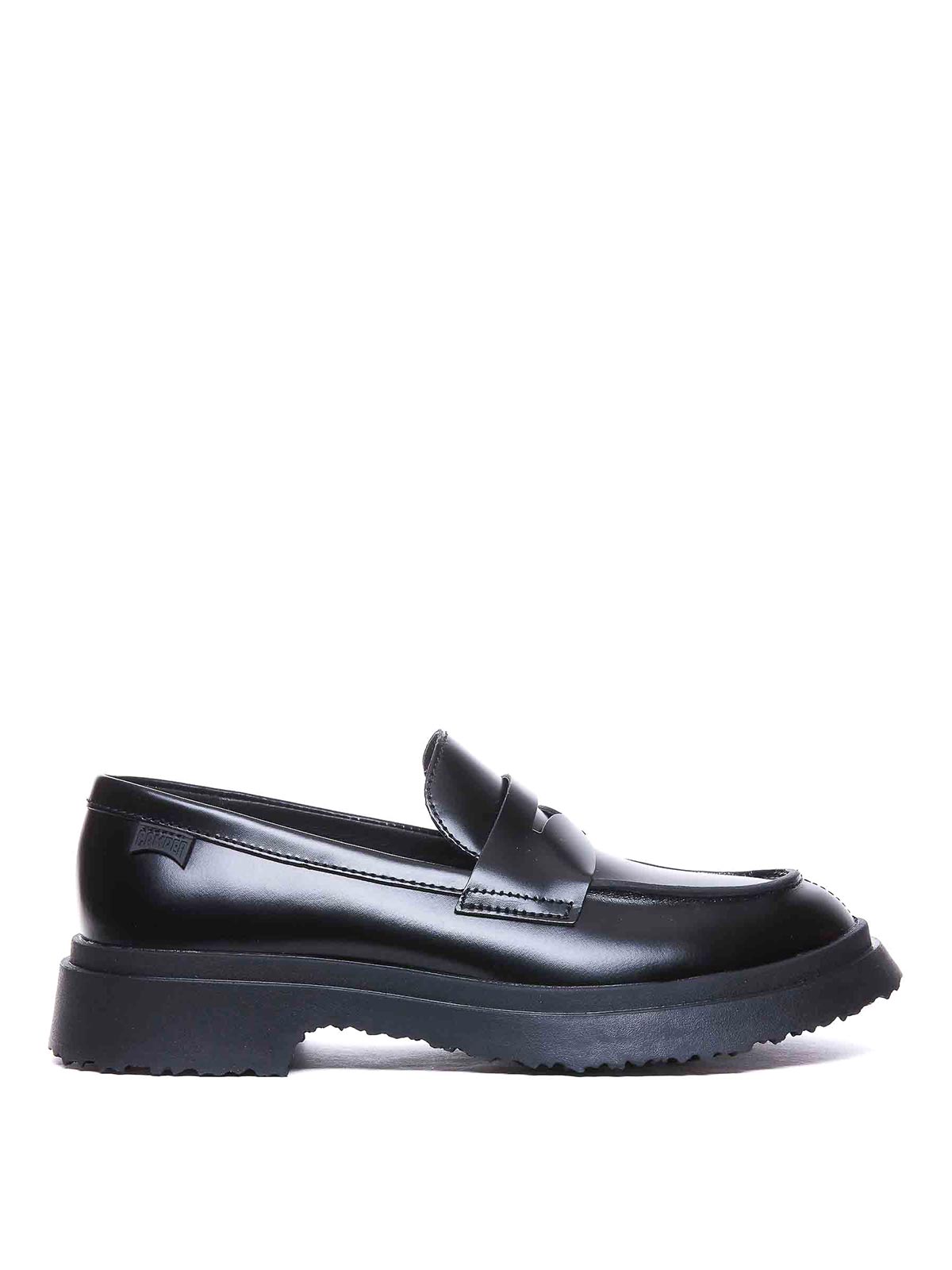 Black loafers slip on round toe K201116TWS019 (CAMPER / ローファー ) | CAMPER (カンペール)