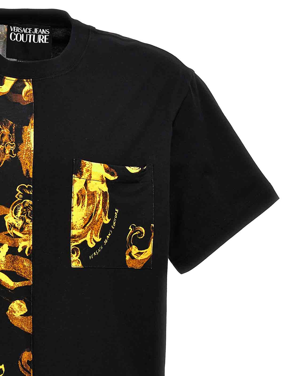Contrast Print T-Shirt 76GAH611JS287G89 (VERSACE JEANS COUTURE / Tシャツ・カットソー ) | VERSACE JEANS COUTURE (ヴェルサーチェ ジーンズ クチュール)(2)