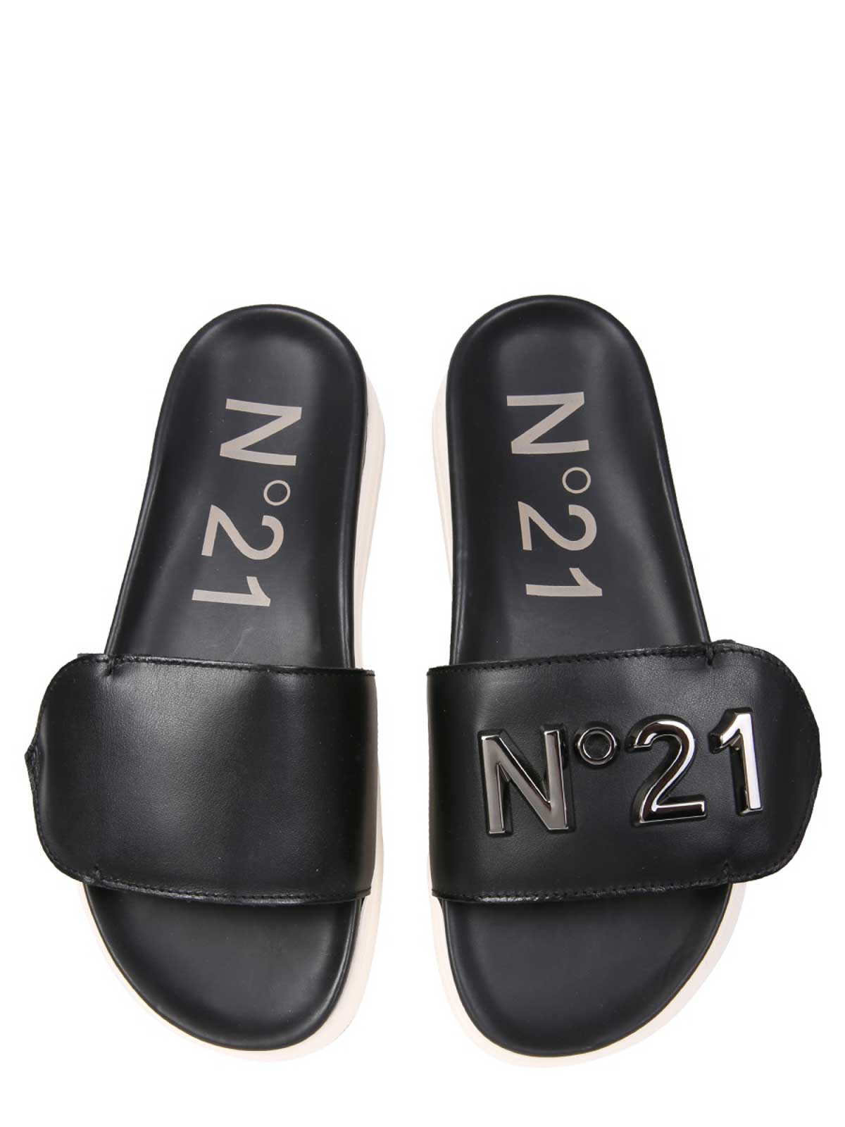 Logo sandals 21ESP01660166N001 (N°21 / サンダル ) | N°21 (ヌメロ ヴェントゥーノ)(1)