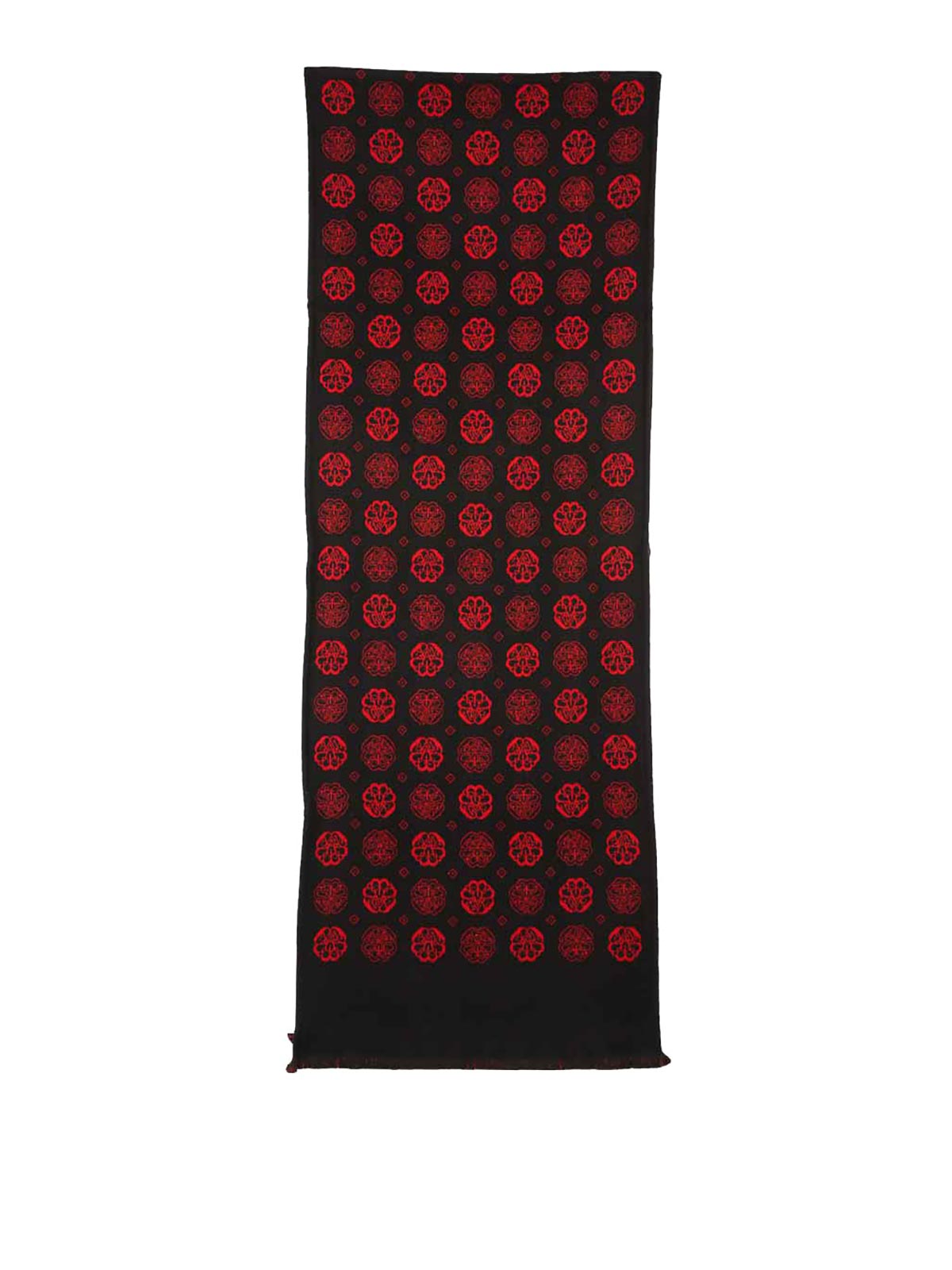 Scarf With Jacquard Pattern 6245554906Q1061 (Alexander McQUEEN / スカーフ・マフラー ) | Alexander McQUEEN (アレキサンダー・マックイーン)