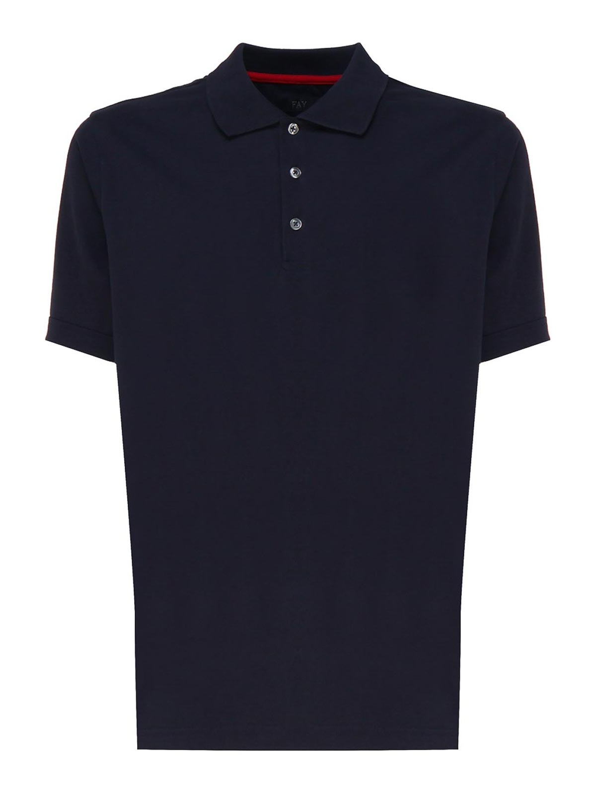 Short-sleeved polo shirt in cotton jersey NPMB2481340UCXU806 (Fay / ポロシャツ ) | Fay (フェイ)