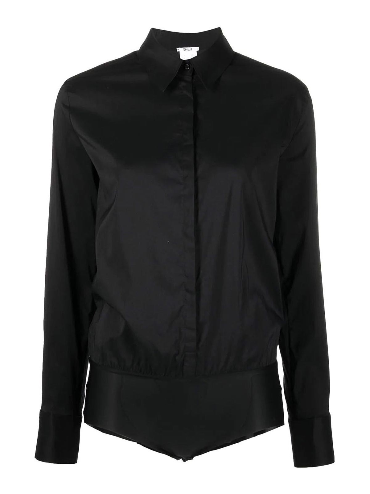 London shirt-style body black 792117005 (Wolford / ボディスーツ ) | Wolford (ウォルフォード)