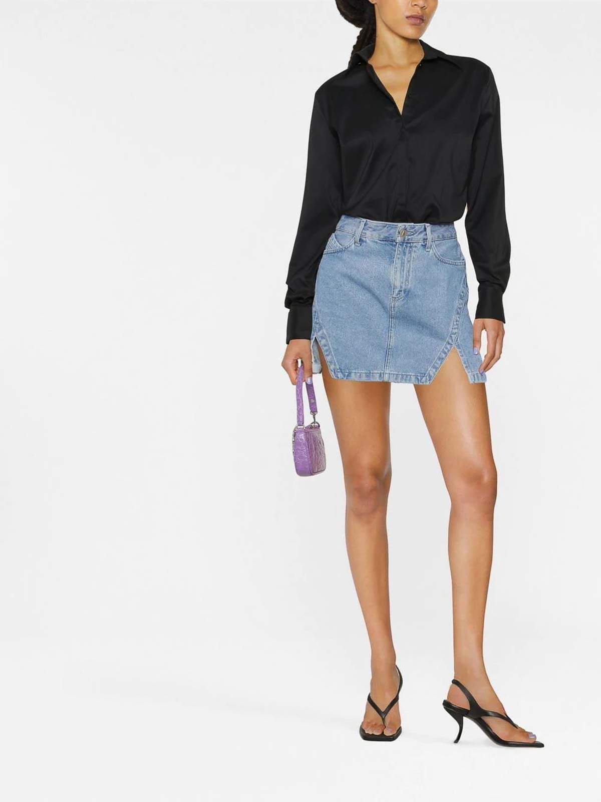 London shirt-style body black 792117005 (Wolford / ボディスーツ ) | Wolford (ウォルフォード)(1)