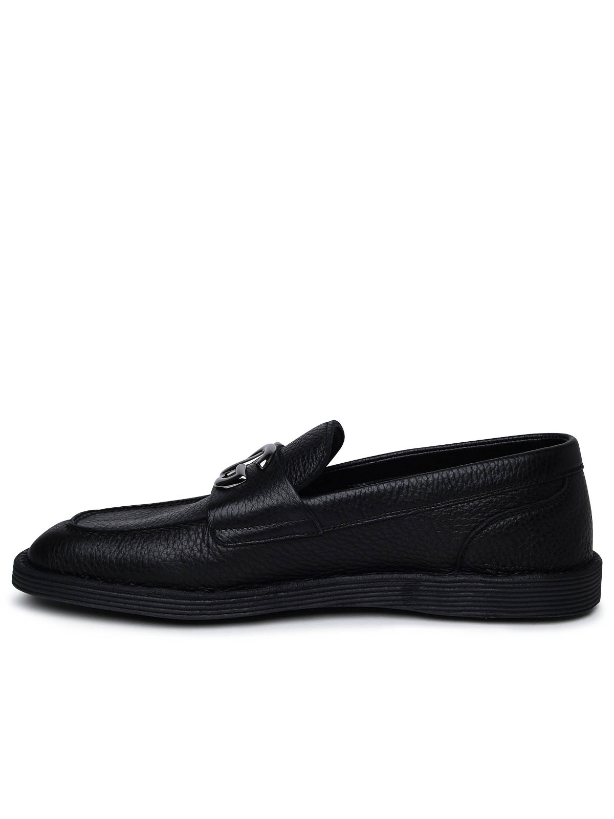 Black leather loafers A50601A803480999 (Dolce & Gabbana / ローファー ) | Dolce & Gabbana (ドルチェガッバーナ)(2)