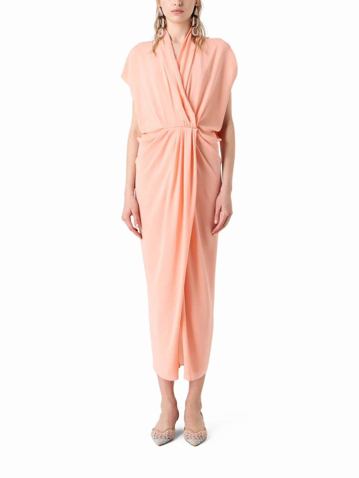 Draped dress 4SHVA0EMT017SU47W (GIORGIO ARMANI / ワンピース・ドレス・オールインワン ) | GIORGIO ARMANI (ジョルジオ アルマーニ)(3)