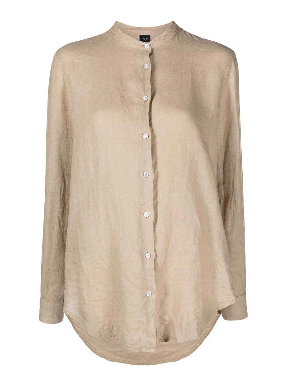 Beige shirt NCWA148570TVTWC013 (Fay / シャツ・ブラウス ) | Fay (フェイ)