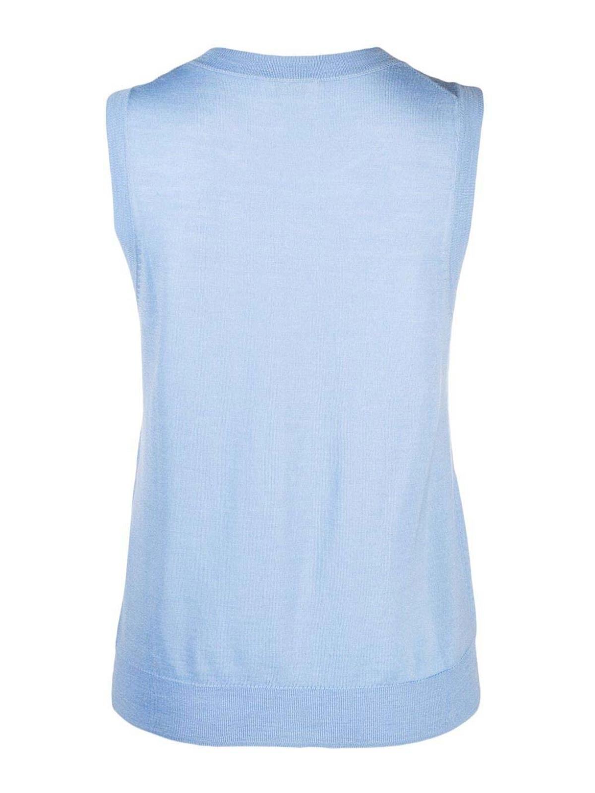 Sleeveless crew neck sweater D500677LINFA078 (P.A.R.O.S.H. / タンクトップ・キャミソール ) | P.A.R.O.S.H. (パロッシュ)(1)