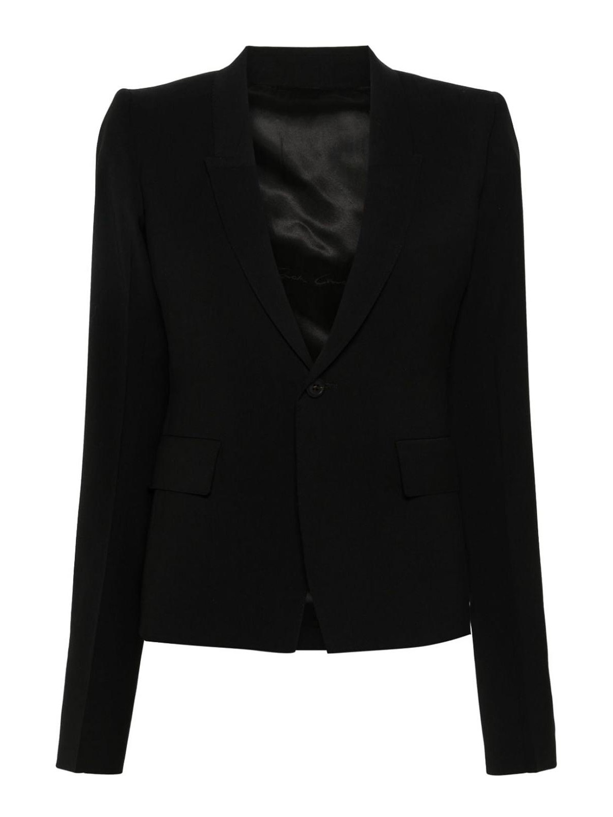 Wool Single-Breasted Blazer RP01D2764WL09 (Rick Owens / スーツ・ジャケット ) | Rick Owens (リック オウエンス)