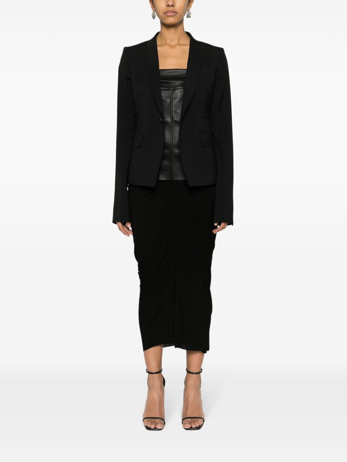 Wool Single-Breasted Blazer RP01D2764WL09 (Rick Owens / スーツ・ジャケット ) | Rick Owens (リック オウエンス)(1)
