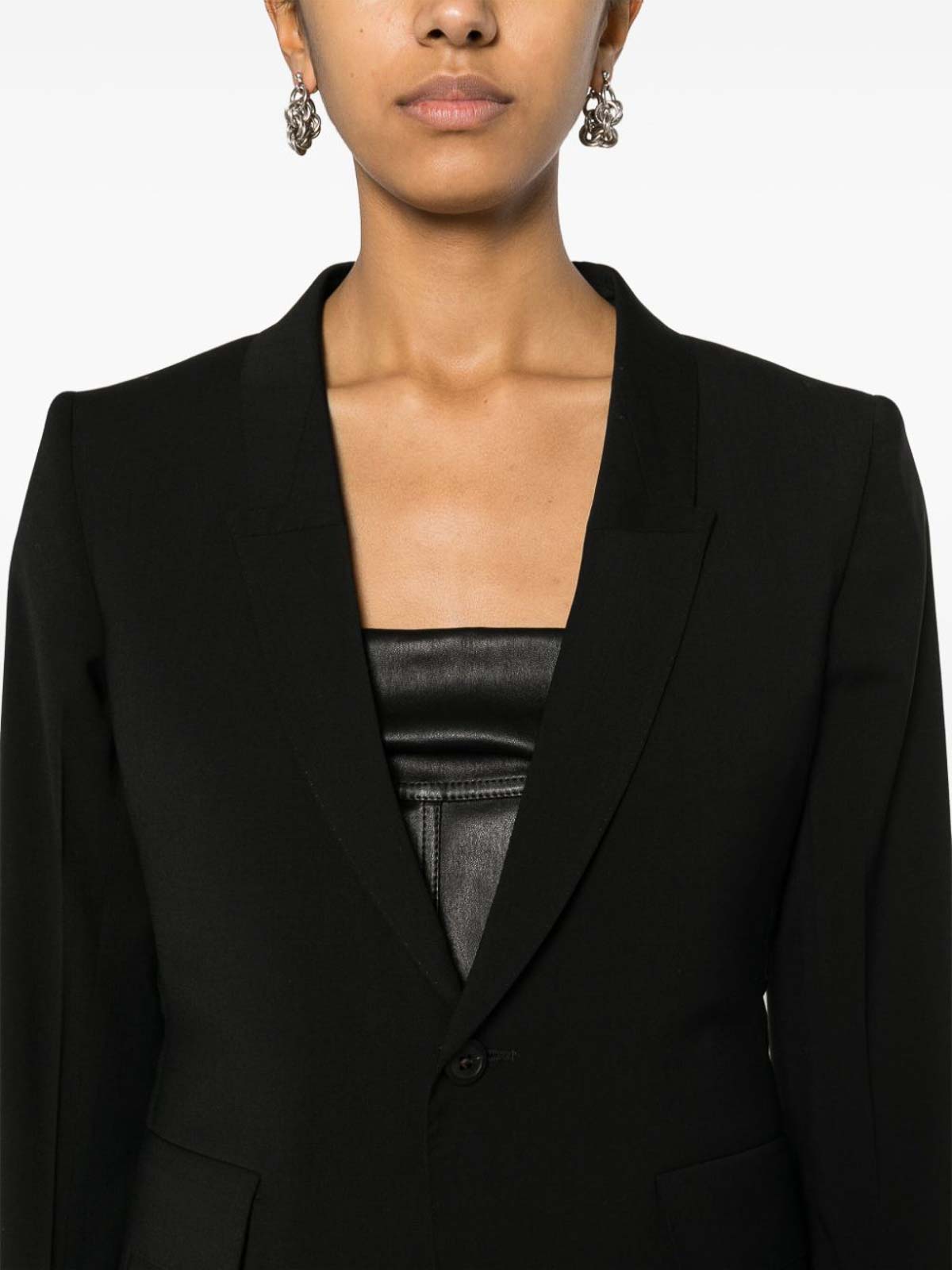 Wool Single-Breasted Blazer RP01D2764WL09 (Rick Owens / スーツ・ジャケット ) | Rick Owens (リック オウエンス)(4)