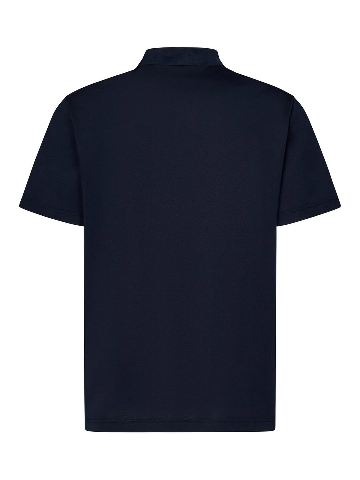 Navy Blue Polo Shirt In Gassed Cotton UJPM0LOA6134100 (Brioni / ポロシャツ ) | Brioni (ブリオーニ)(1)