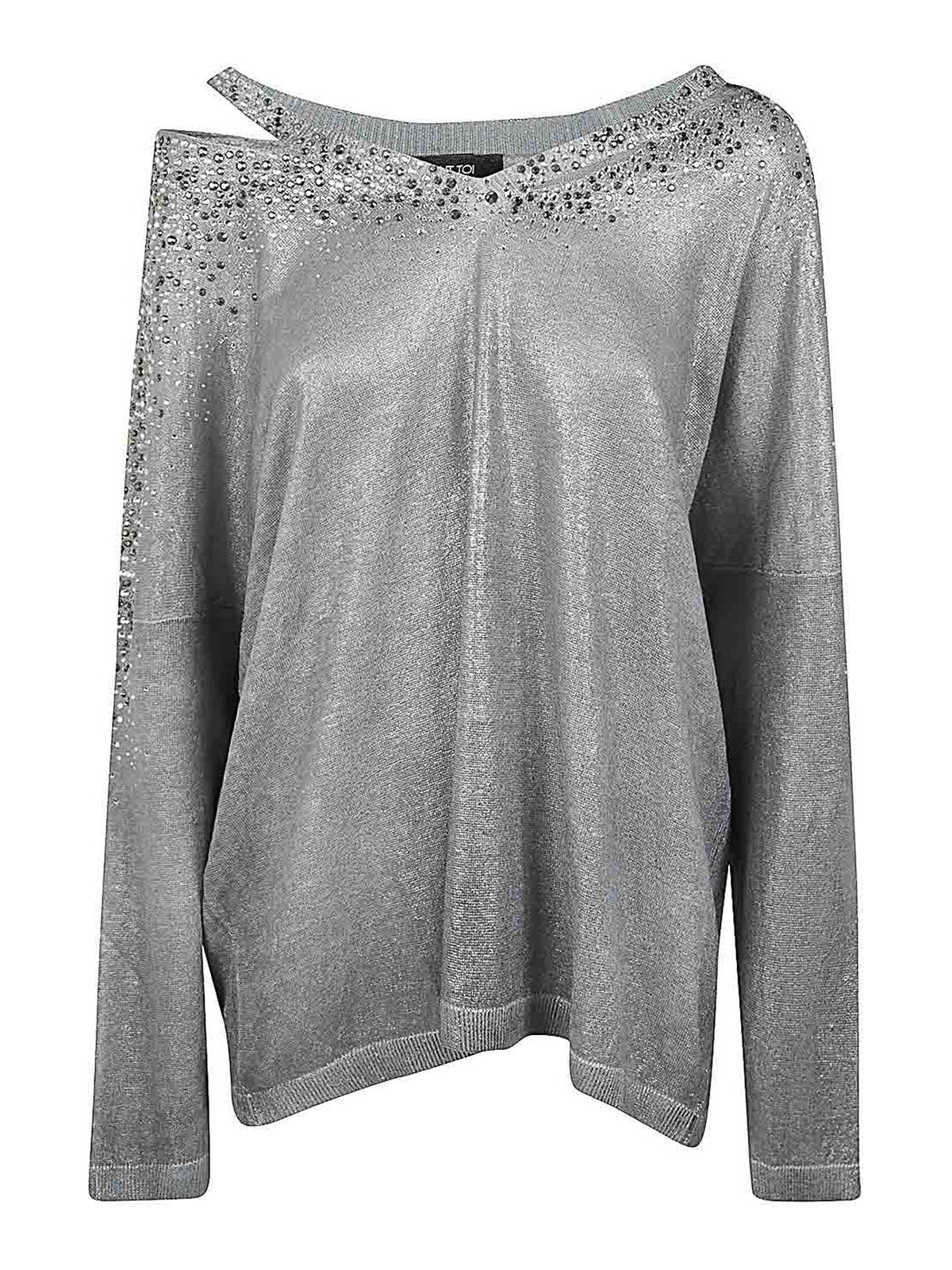 Linen Cotton V-Neck Pullover 224SD1831LCAVLBHV00997 (AVANT TOI / ニット・セーター・カーディガン ) | AVANT TOI (アヴァントワ)