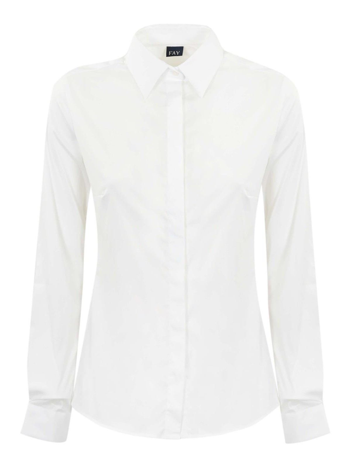 Poplin Shirt With Italian Collar NCWA148565SORMB001 (Fay / シャツ・ブラウス ) | Fay (フェイ)