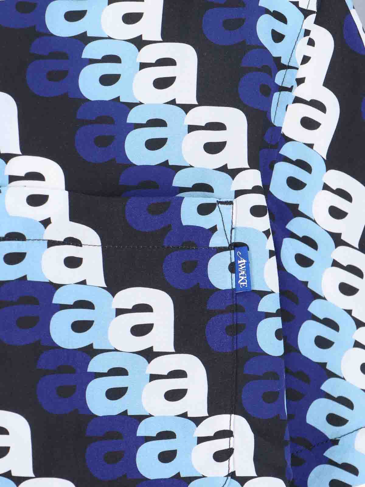 Printed Shirt AWKSP24TP005BLUEMULTI (AWAKE NY / シャツ・ブラウス ) | AWAKE NY (アウェイク ニューヨーク)(3)