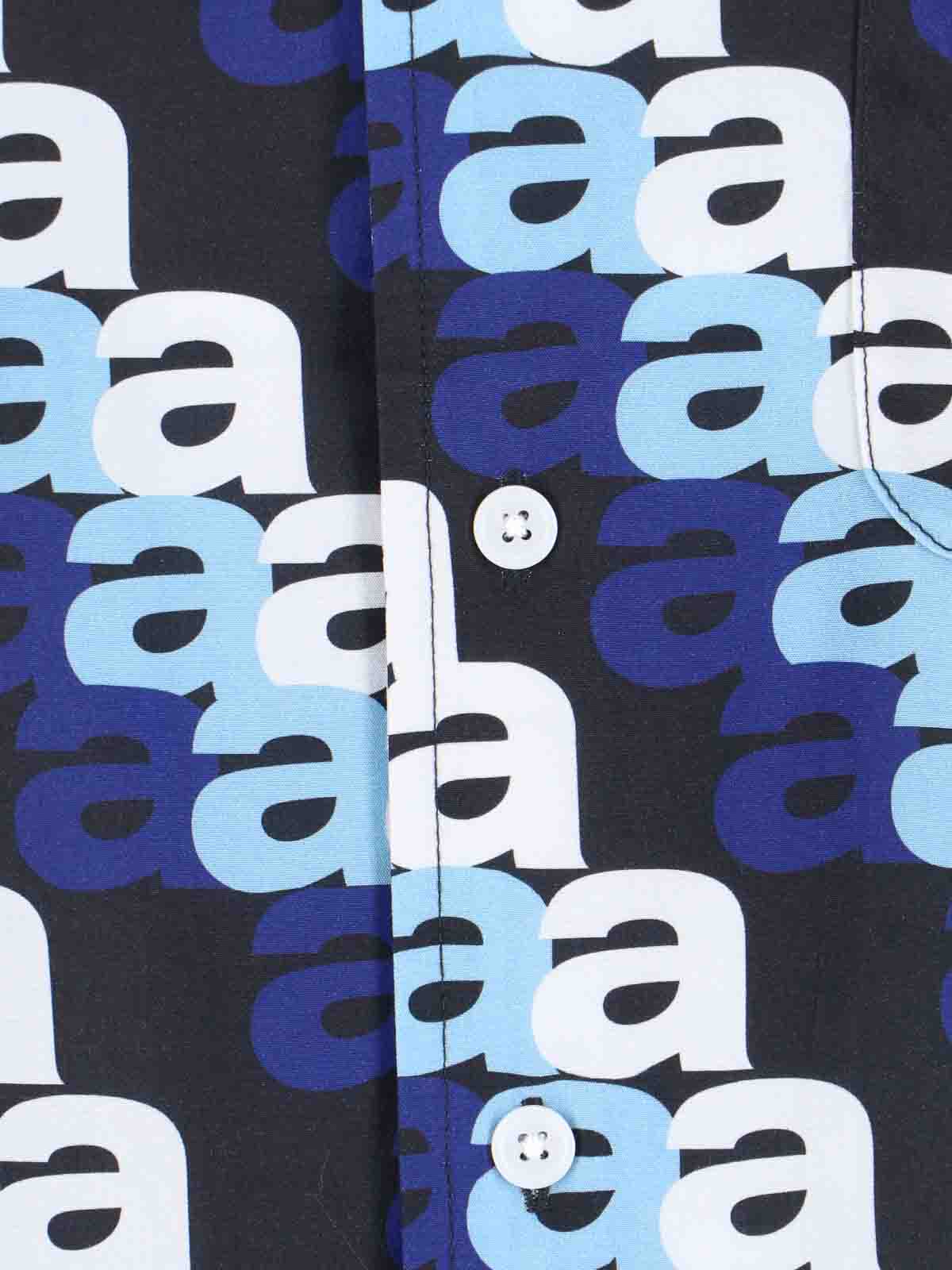 Printed Shirt AWKSP24TP005BLUEMULTI (AWAKE NY / シャツ・ブラウス ) | AWAKE NY (アウェイク ニューヨーク)(4)