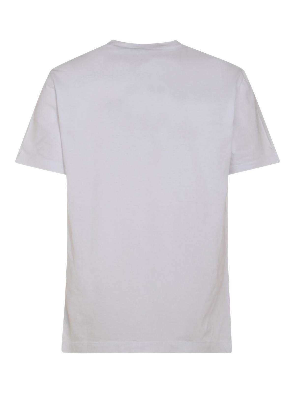 White And Light Blue Cotton T-Shirt S71GD1386S22507100 (Dsquared2 / Tシャツ・カットソー ) | Dsquared2 (ディースクエアード)(1)