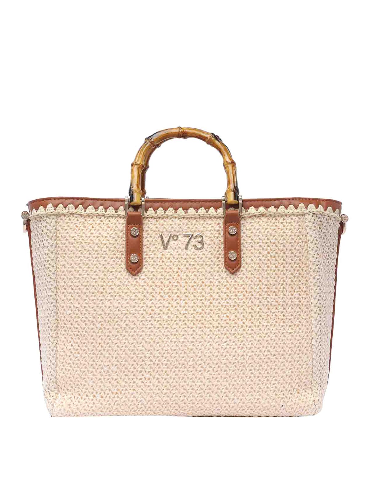 Antelope Tote Bag 73BS7Q101NATURALECUOIO (V°73 / トートバッグ ) | V°73 (ヴィ セッタンタトレ)