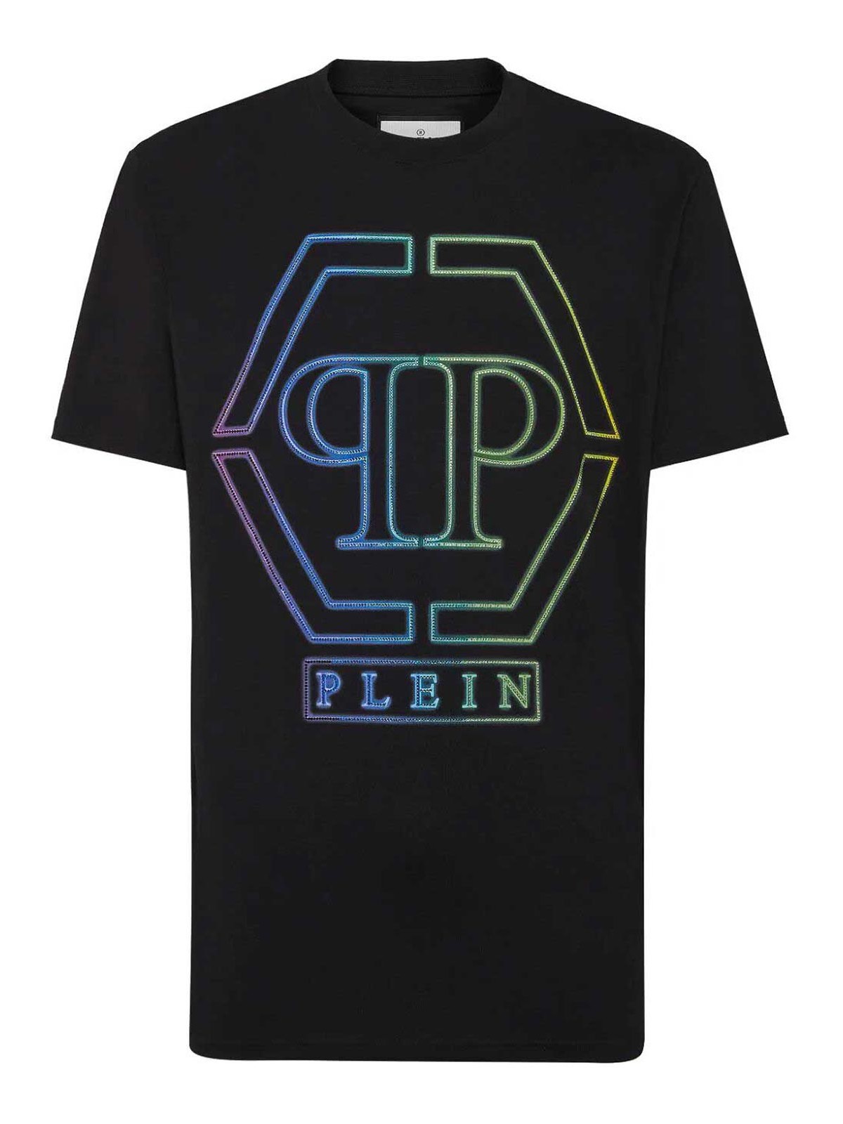 Embroidered Round-Neck T-Shirt SADCMTK6814PJY002N02 (PHILIPP PLEIN / Tシャツ・カットソー ) | PHILIPP PLEIN (フィリップ プレイン)