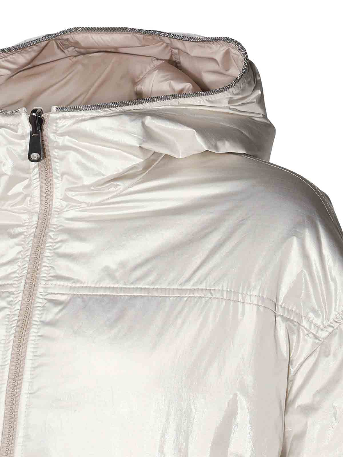 White Down Jacket ML1597861C130 (Brunello Cucinelli / ダウンジャケット・コート ) | Brunello Cucinelli (ブルネロ・クチネリ)(3)