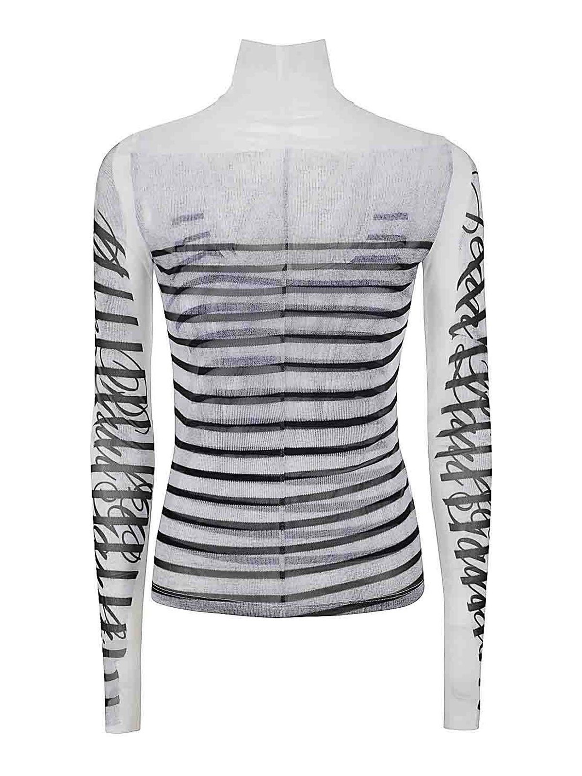 Spandex And Mesh Longsleeve Top 2430FTO198J559015900 (Jean Paul GAULTIER / Tシャツ・カットソー ) | Jean Paul GAULTIER (ジャンポール ゴルチエ)