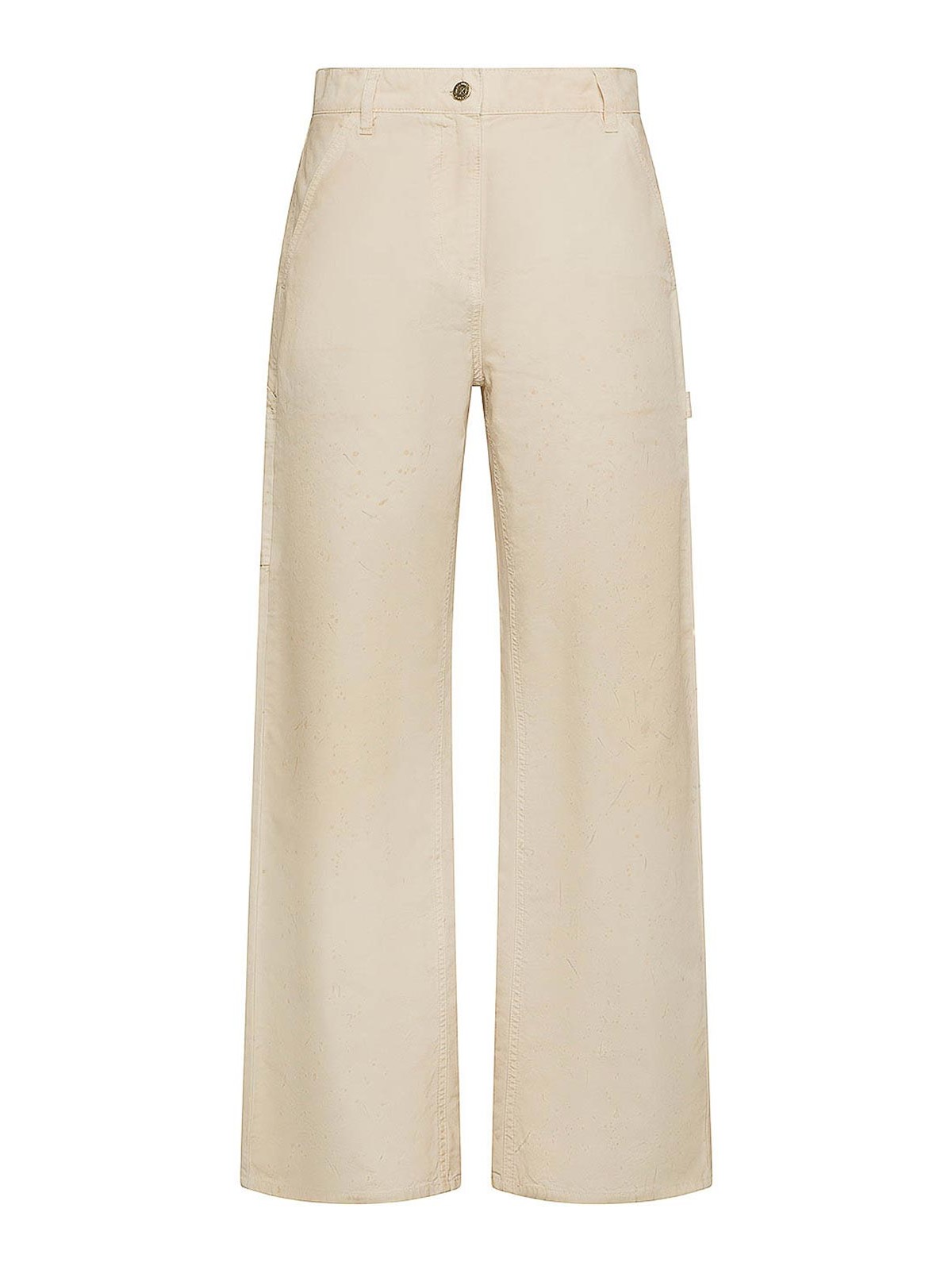 High-Waisted Wide-Leg Cotton Pants GWP01687P00148315103 (Golden Goose / パンツ ) | Golden Goose (ゴールデングース)