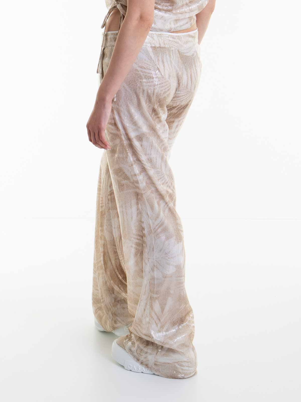 Sequin Fantasy Print Pants D44EP042EB8MF183 (ERMANNO SCERVINO / パンツ ) | ERMANNO SCERVINO (エルマンノ シェルヴィーノ)(3)