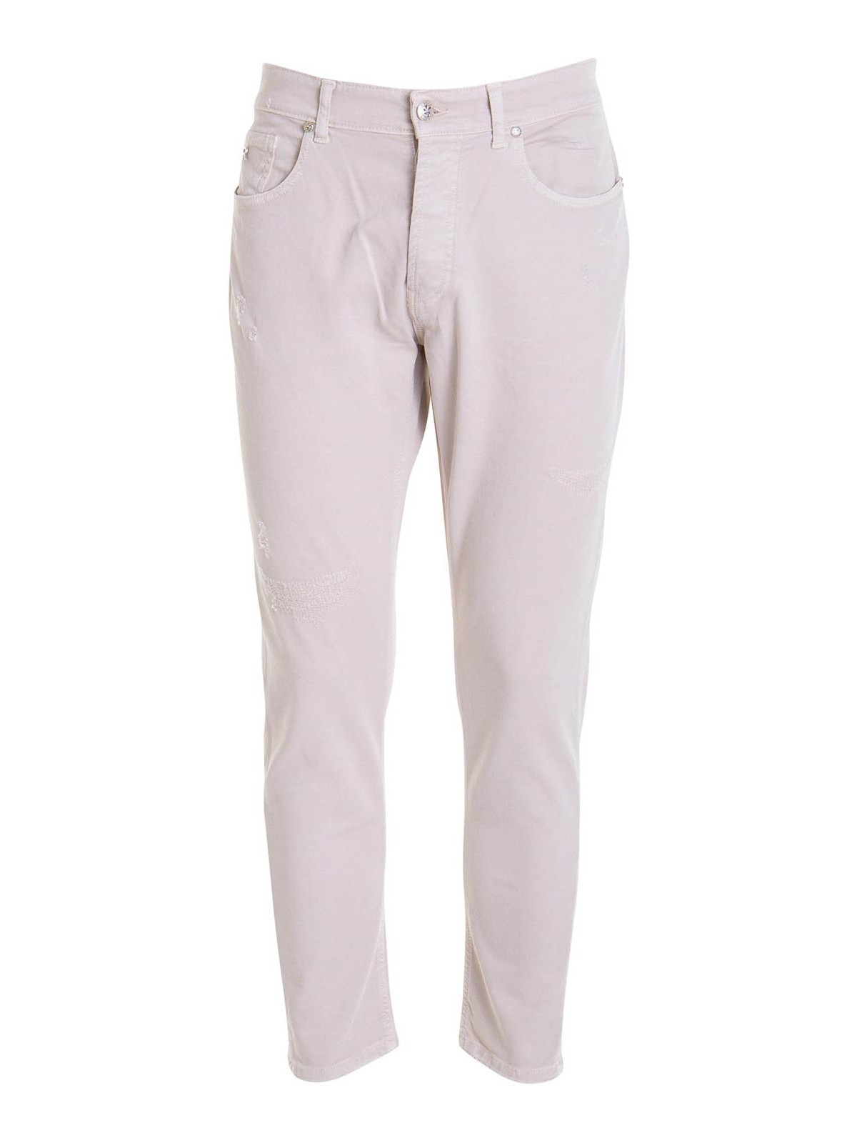 Slim Fit Button Jeans RMP24121JEPGDENIMBONE (JOHN RICHMOND / ジーンズ ) | JOHN RICHMOND (ジョン リッチモンド)