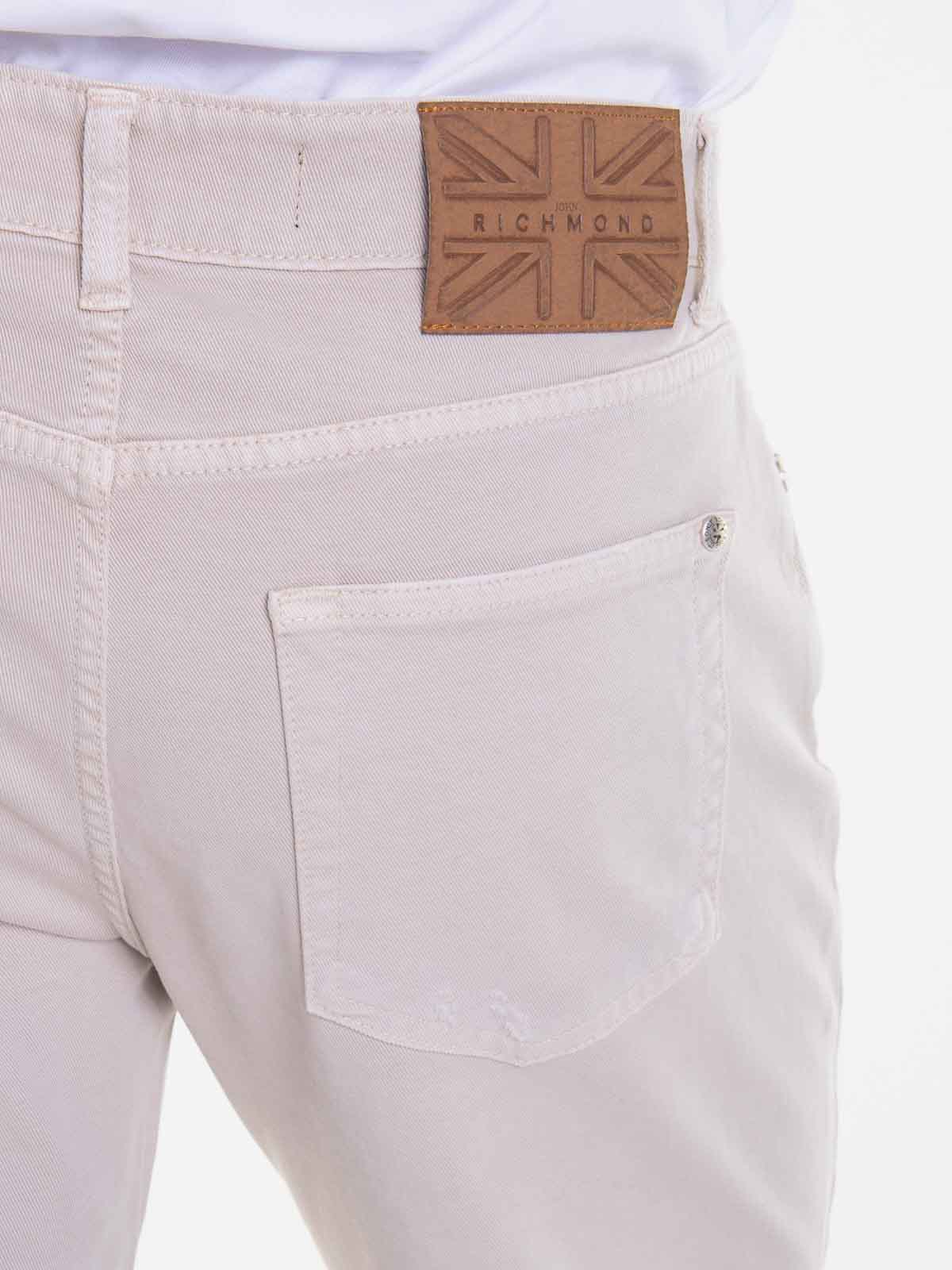 Slim Fit Button Jeans RMP24121JEPGDENIMBONE (JOHN RICHMOND / ジーンズ ) | JOHN RICHMOND (ジョン リッチモンド)(4)