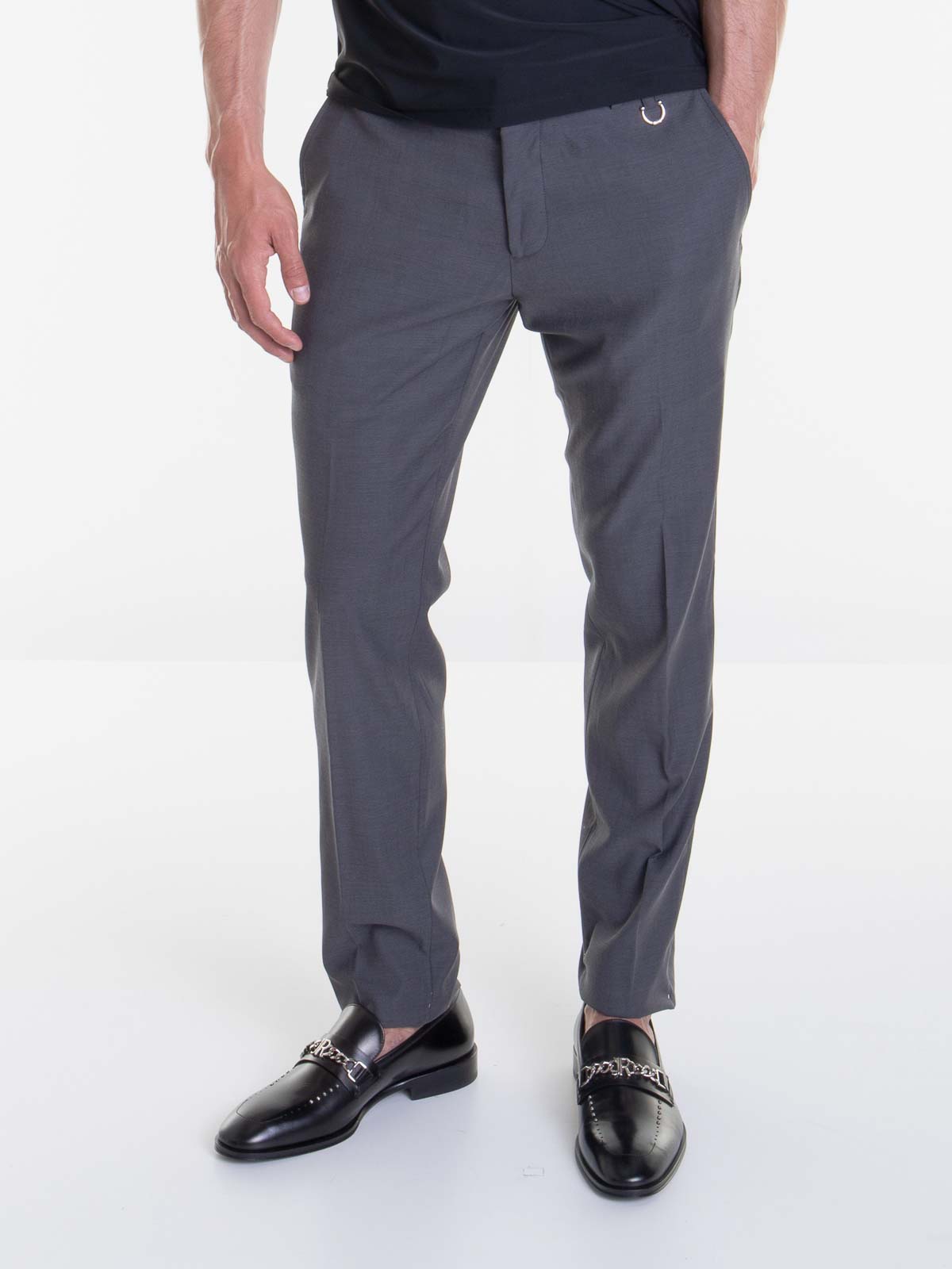 Zip Button Back Pocket Pants RMP24104PA7GGREYMEDM (JOHN RICHMOND / パンツ ) | JOHN RICHMOND (ジョン リッチモンド)(2)