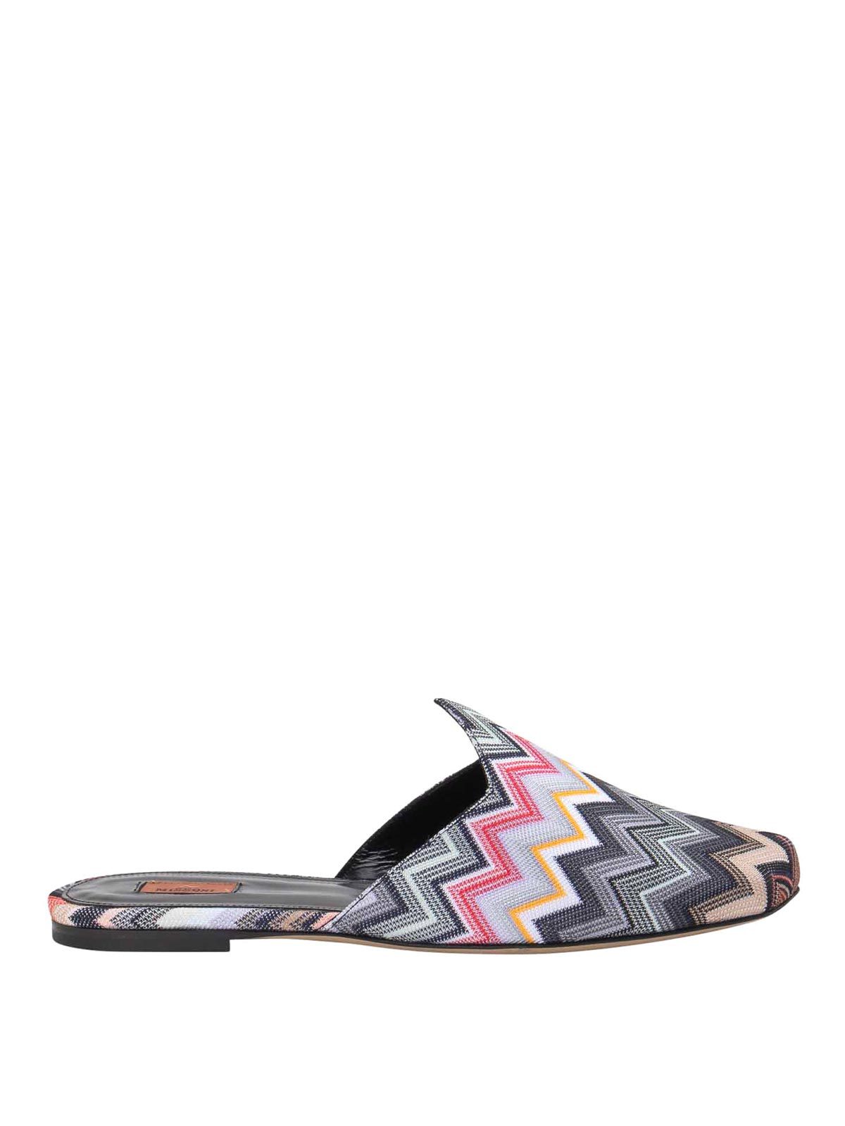 Geometric Print Slippers M15001ALICUDIWAVEBLACK (MISSONI / サンダル ) | MISSONI (ミッソー二)