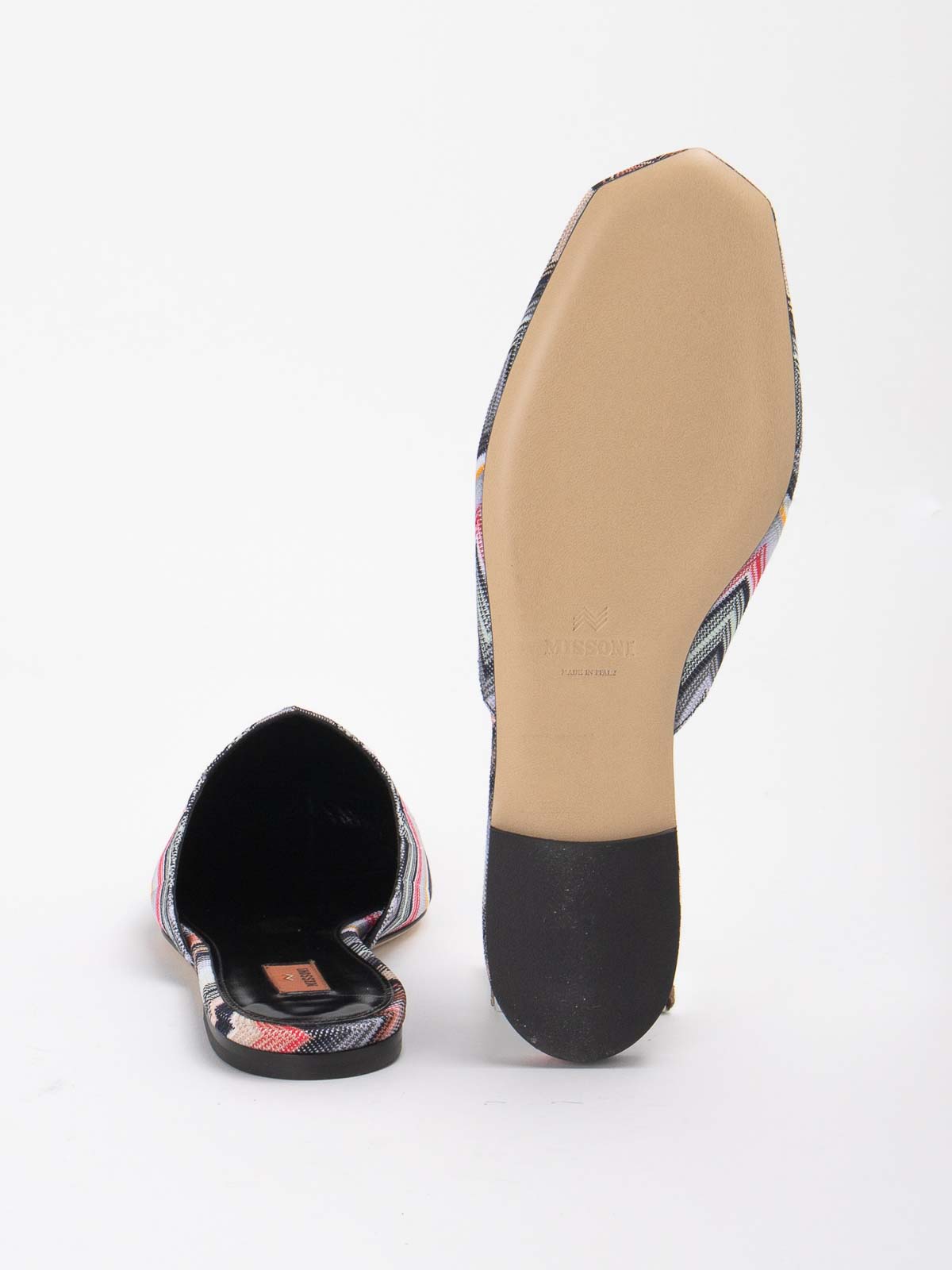 Geometric Print Slippers M15001ALICUDIWAVEBLACK (MISSONI / サンダル ) | MISSONI (ミッソー二)(3)