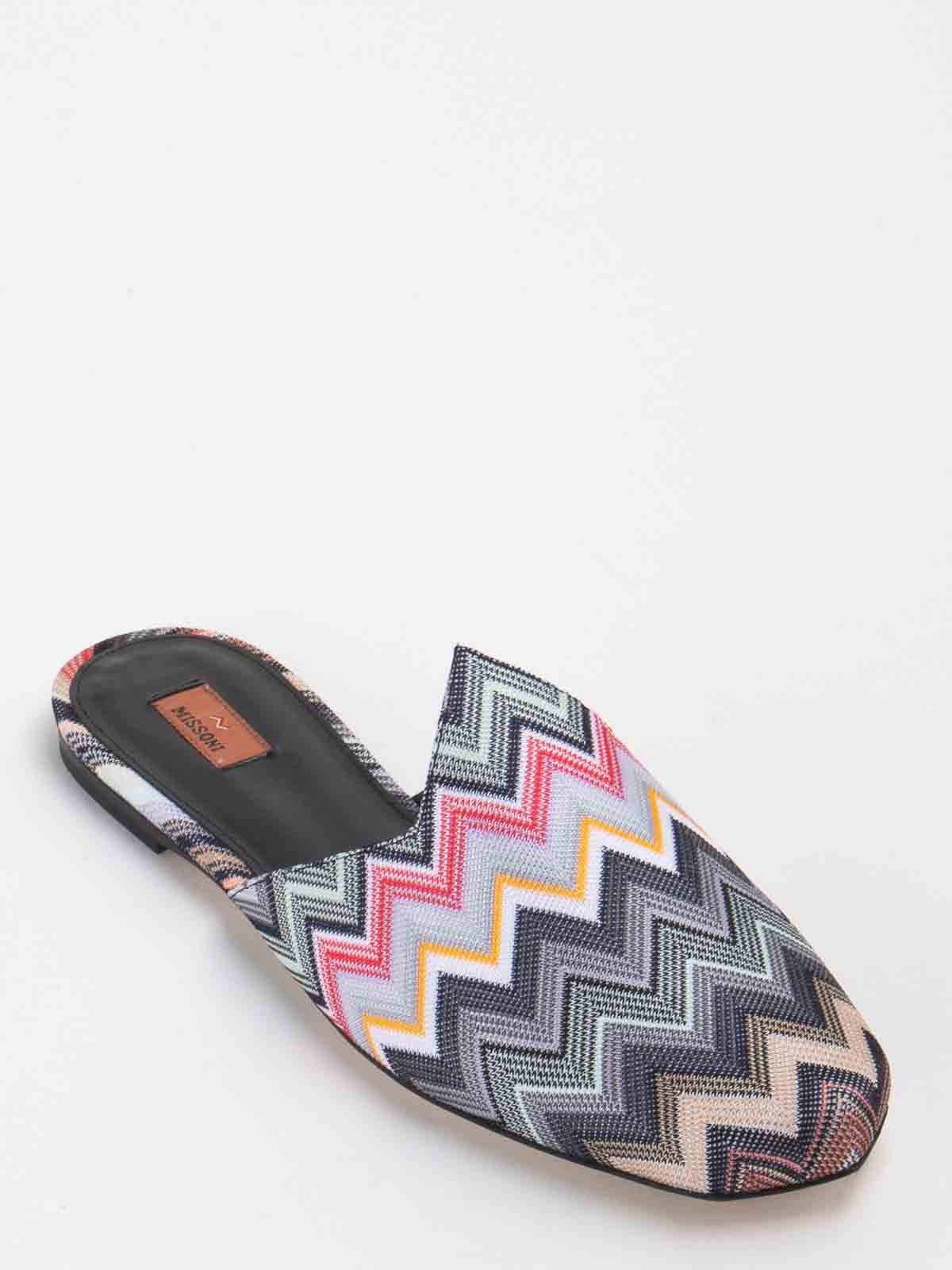 Geometric Print Slippers M15001ALICUDIWAVEBLACK (MISSONI / サンダル ) | MISSONI (ミッソー二)(4)