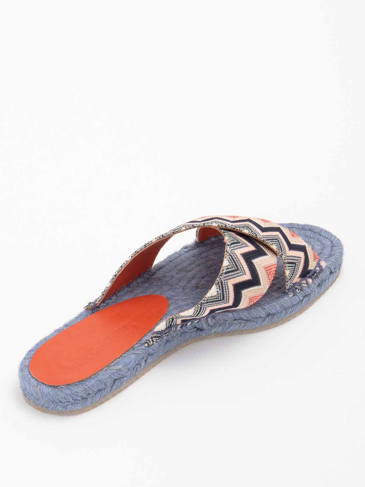 Geometric Print Slippers M28001HARLOWWAVEBLACK (MISSONI / サンダル ) | MISSONI (ミッソー二)(2)