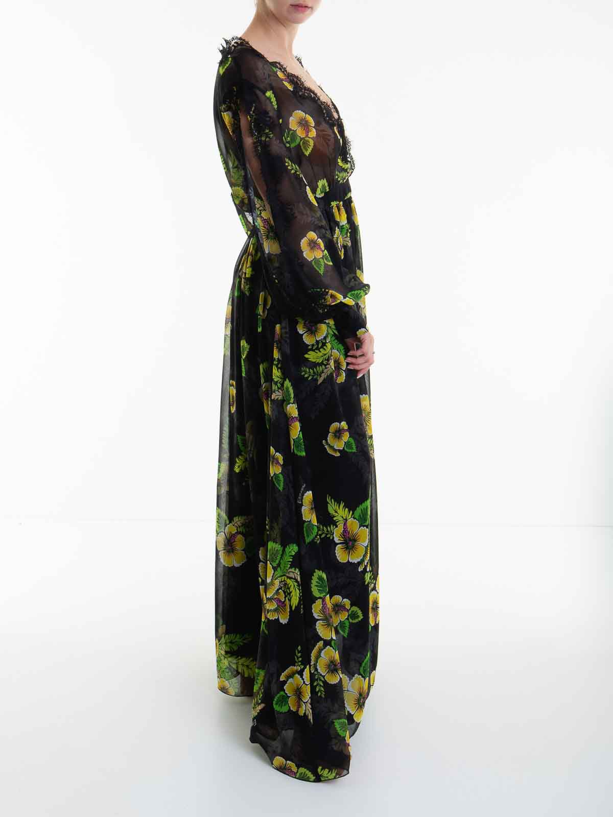 Back Zip Wide Sleeve Dress D44EQ049EC9MF338 (ERMANNO SCERVINO / ワンピース・ドレス・オールインワン ) | ERMANNO SCERVINO (エルマンノ シェルヴィーノ)(1)