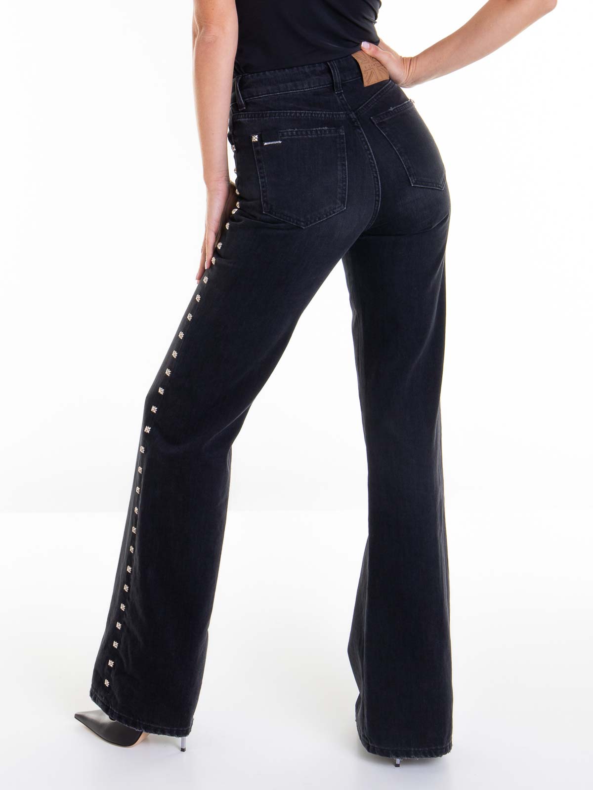 Loose Fit Five Pocket Jeans RWA23178JEI5DBLACK (JOHN RICHMOND / ジーンズ ) | JOHN RICHMOND (ジョン リッチモンド)(3)