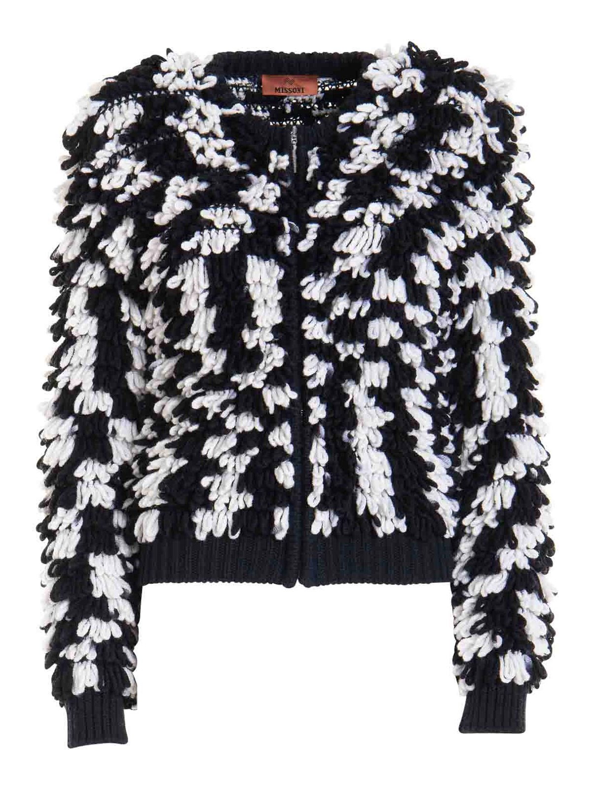 Ribbed Zip Sweater DS23WM0YBK027GF9001 (MISSONI / ニット・セーター・カーディガン ) | MISSONI (ミッソー二)